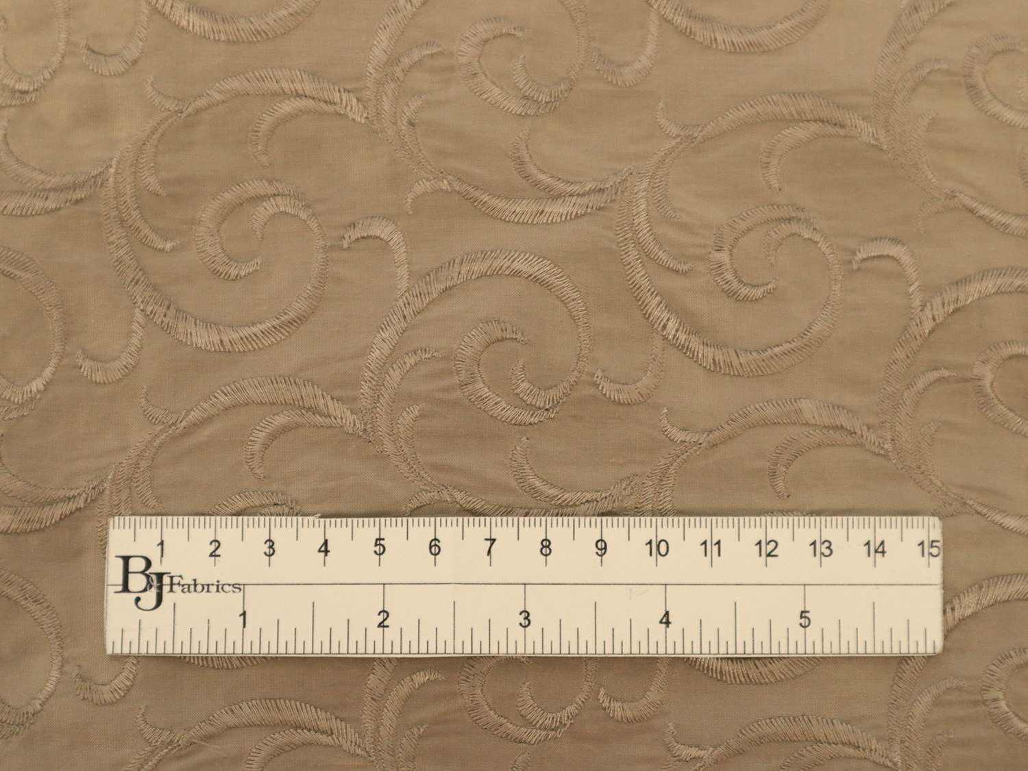 Embroidered Silk Shantung