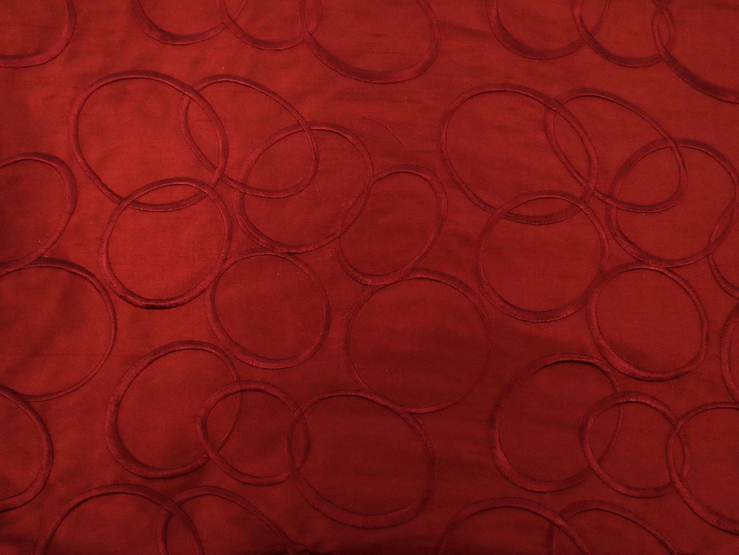 Embroidered Silk Shantung