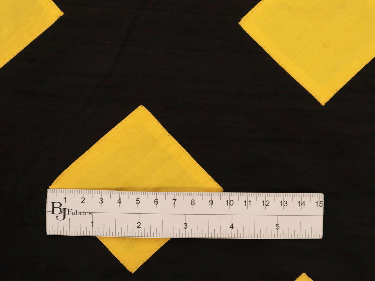 Color Block Appliqué Silk Shantung