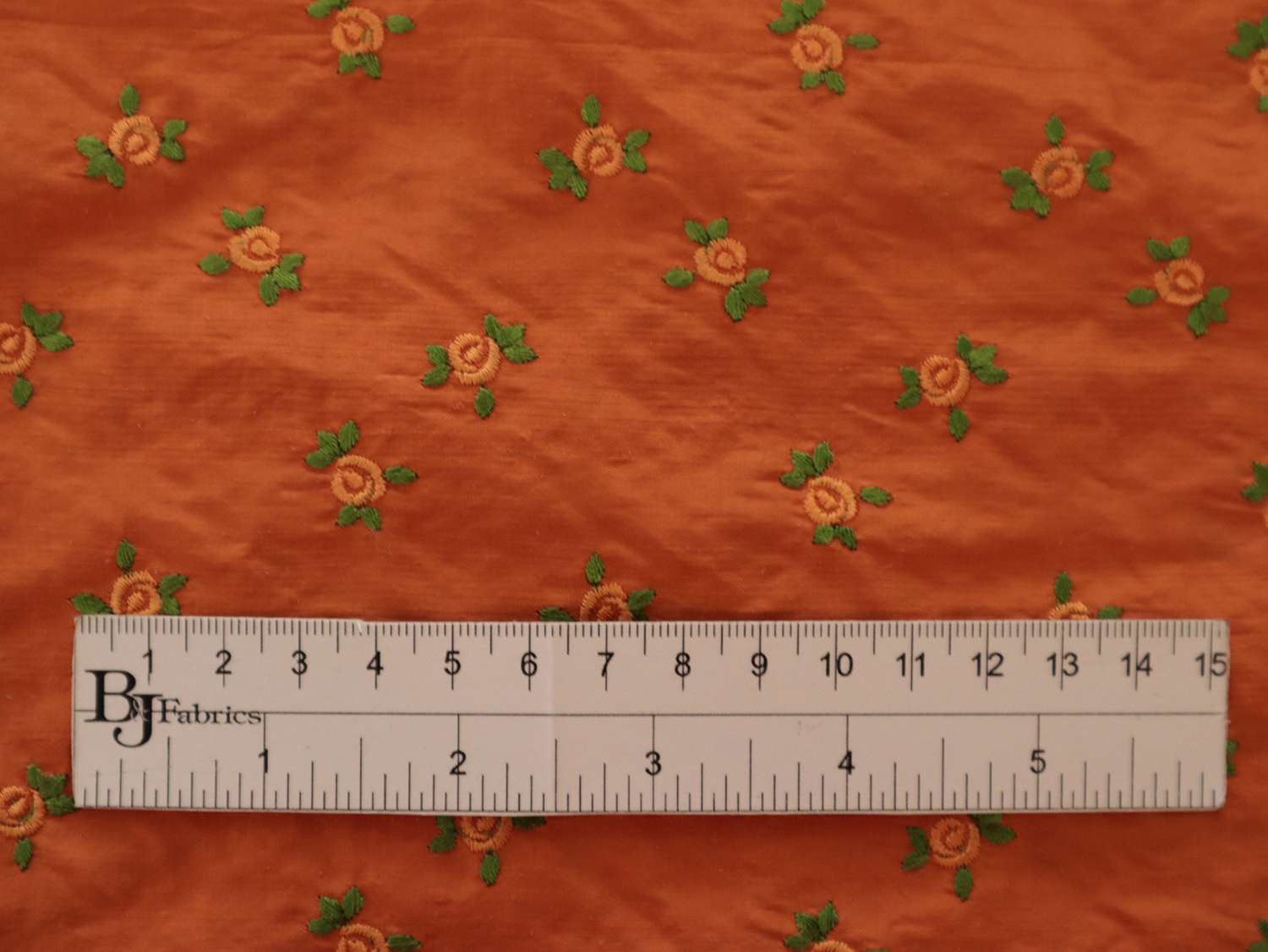 Embroidered Silk Shantung