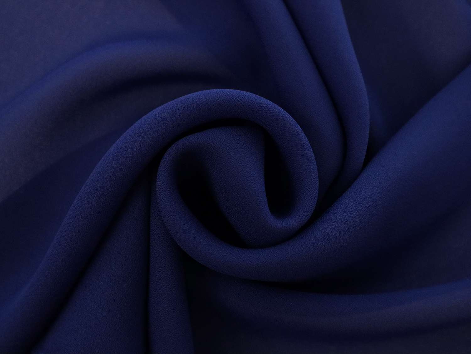 Polyester Double Georgette in Blueberry