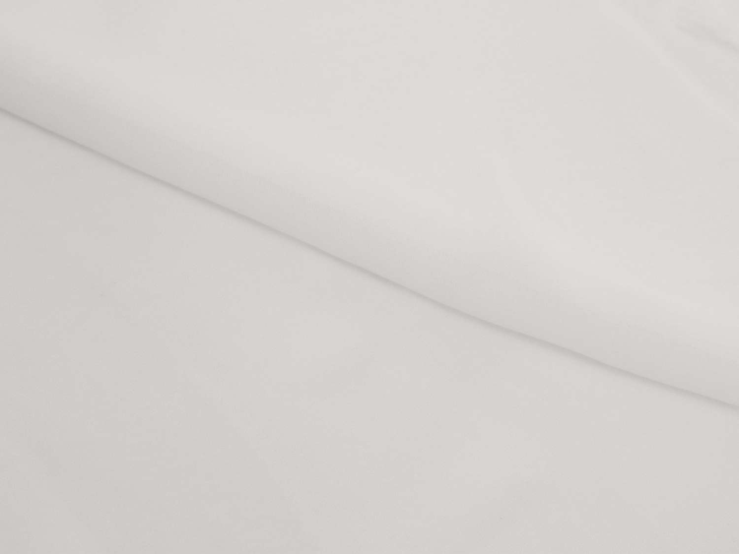 Polyester Double Georgette in White