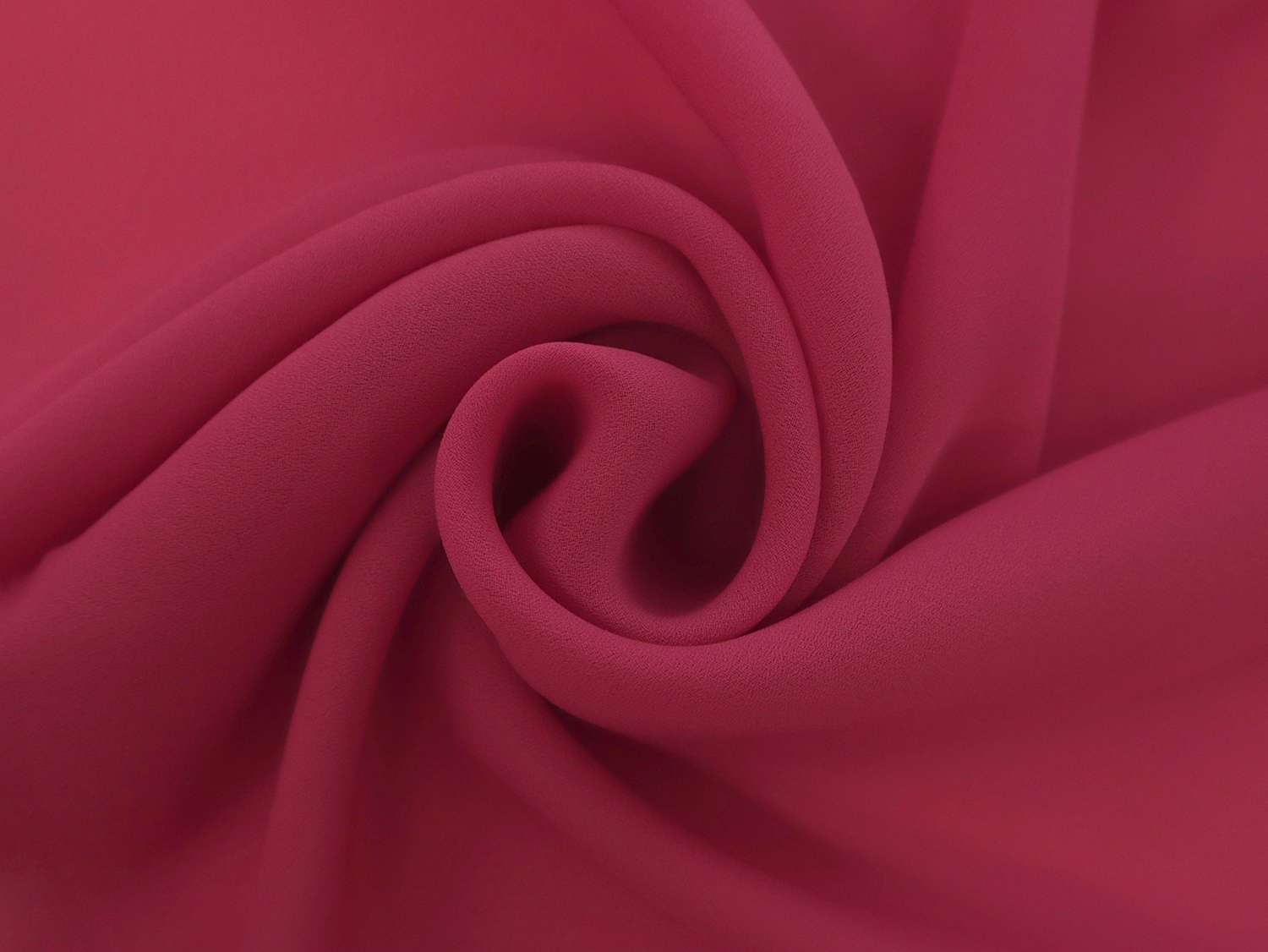 Polyester Double Georgette in Strawberry Frost