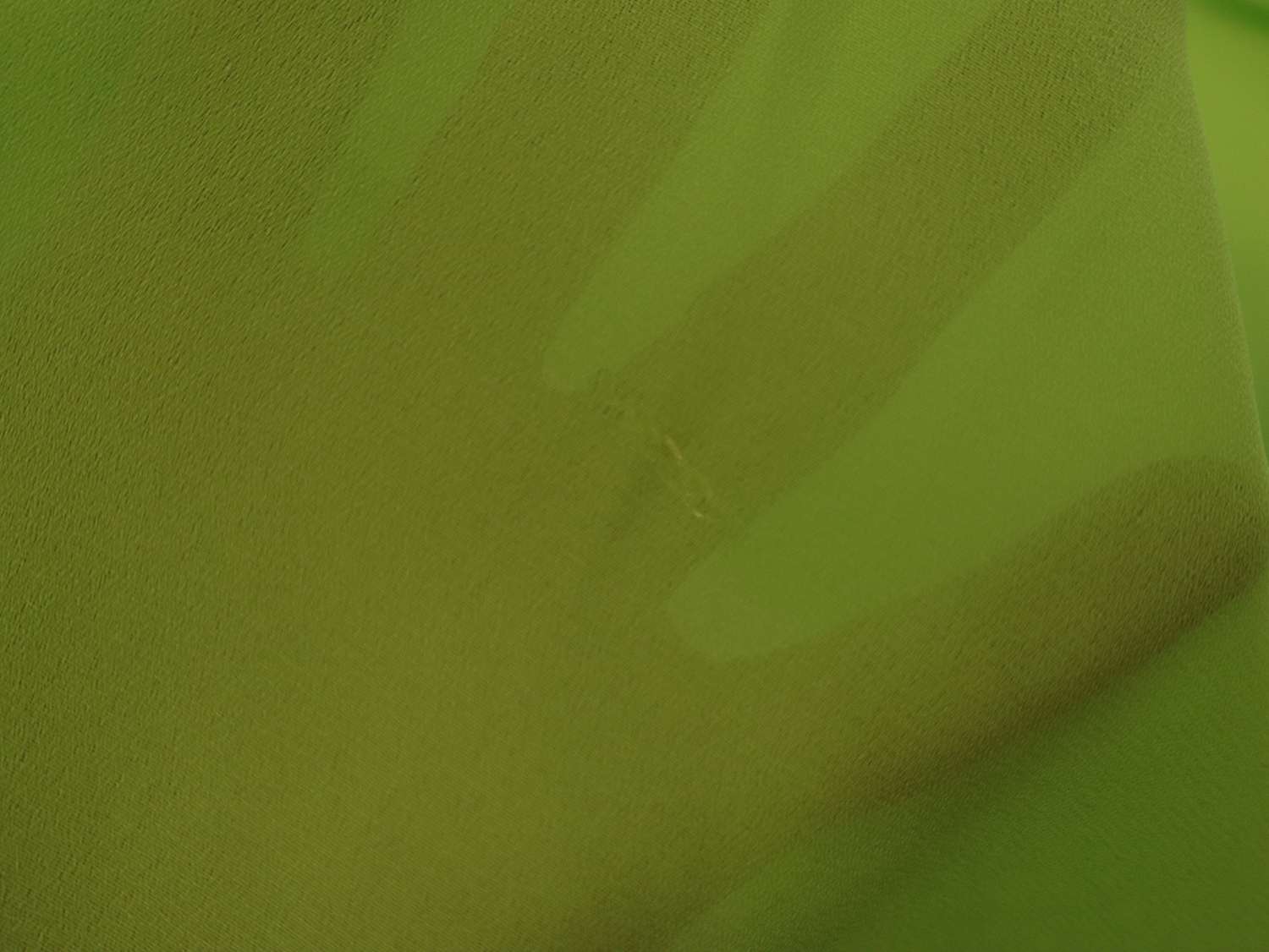 Polyester Double Georgette in Chartreuse