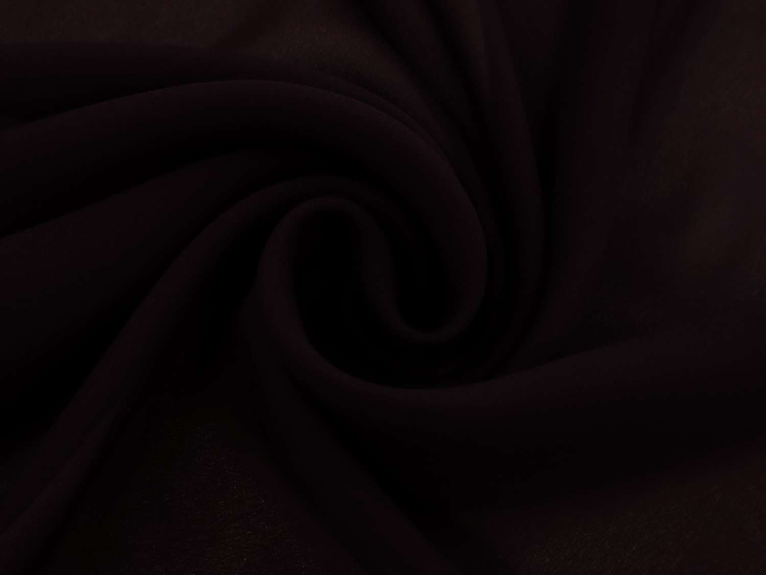 Polyester Double Georgette in Eggplant