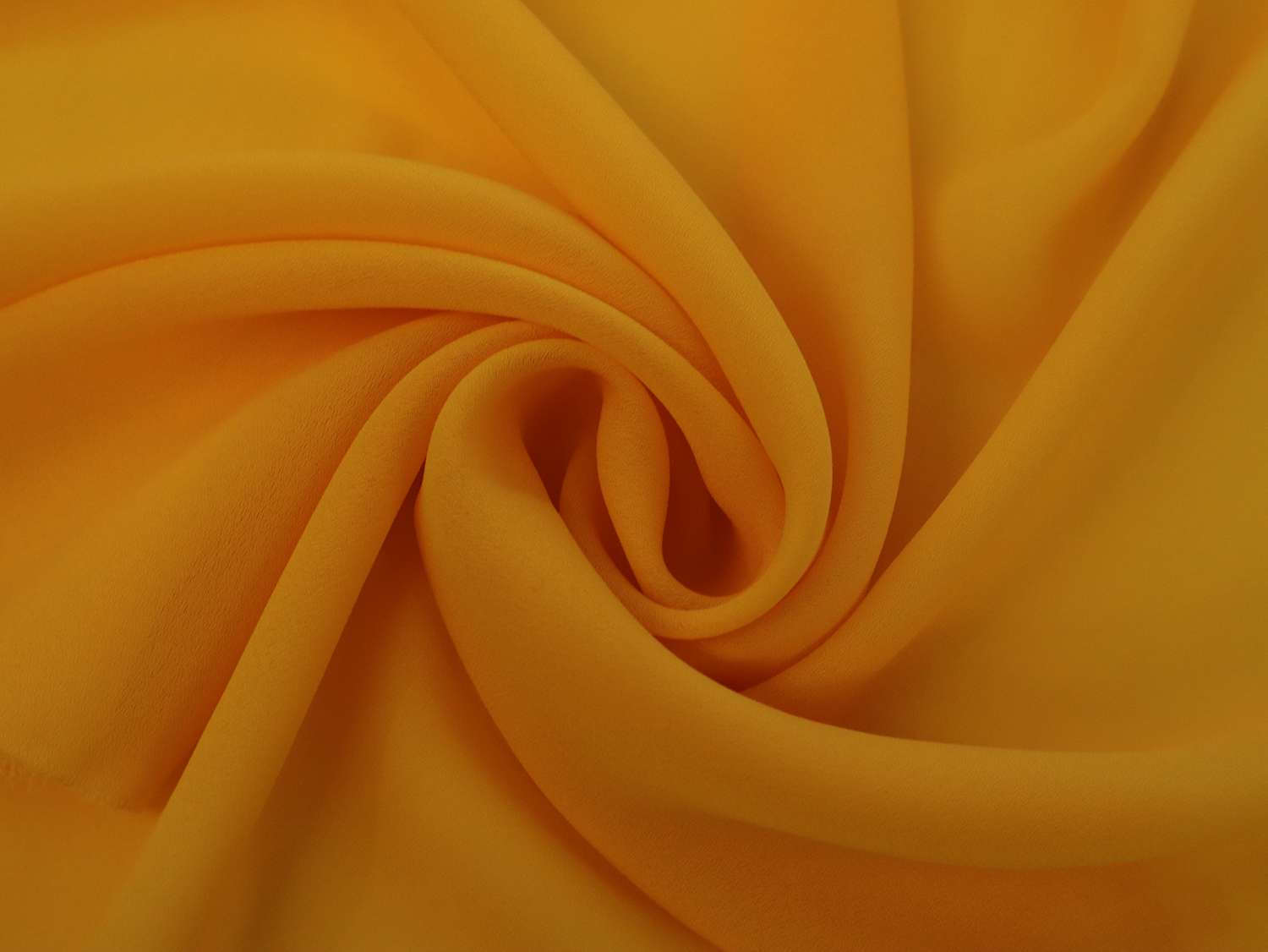 Polyester Double Georgette in Canary