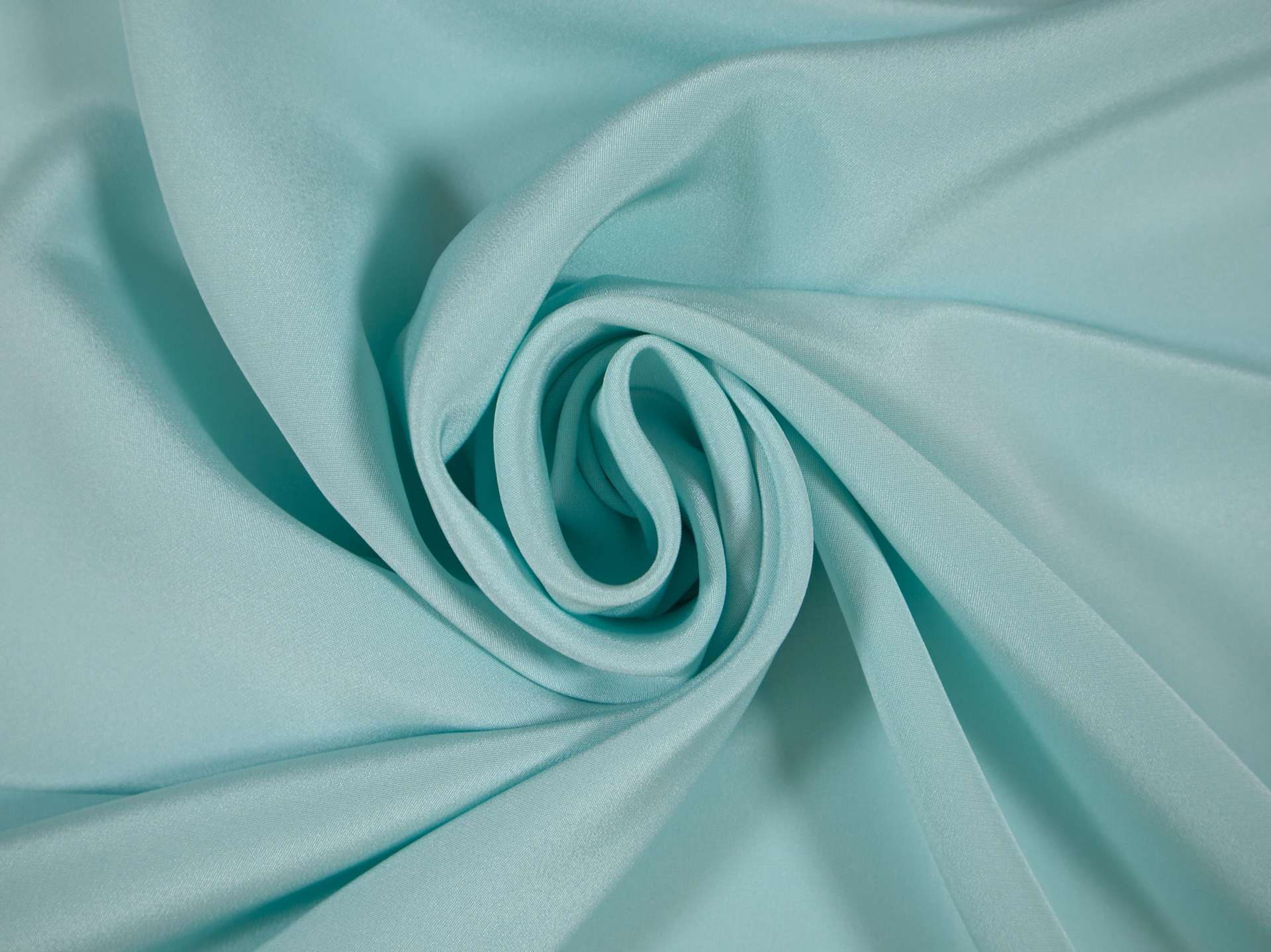 4-ply silk crepe in sky draped