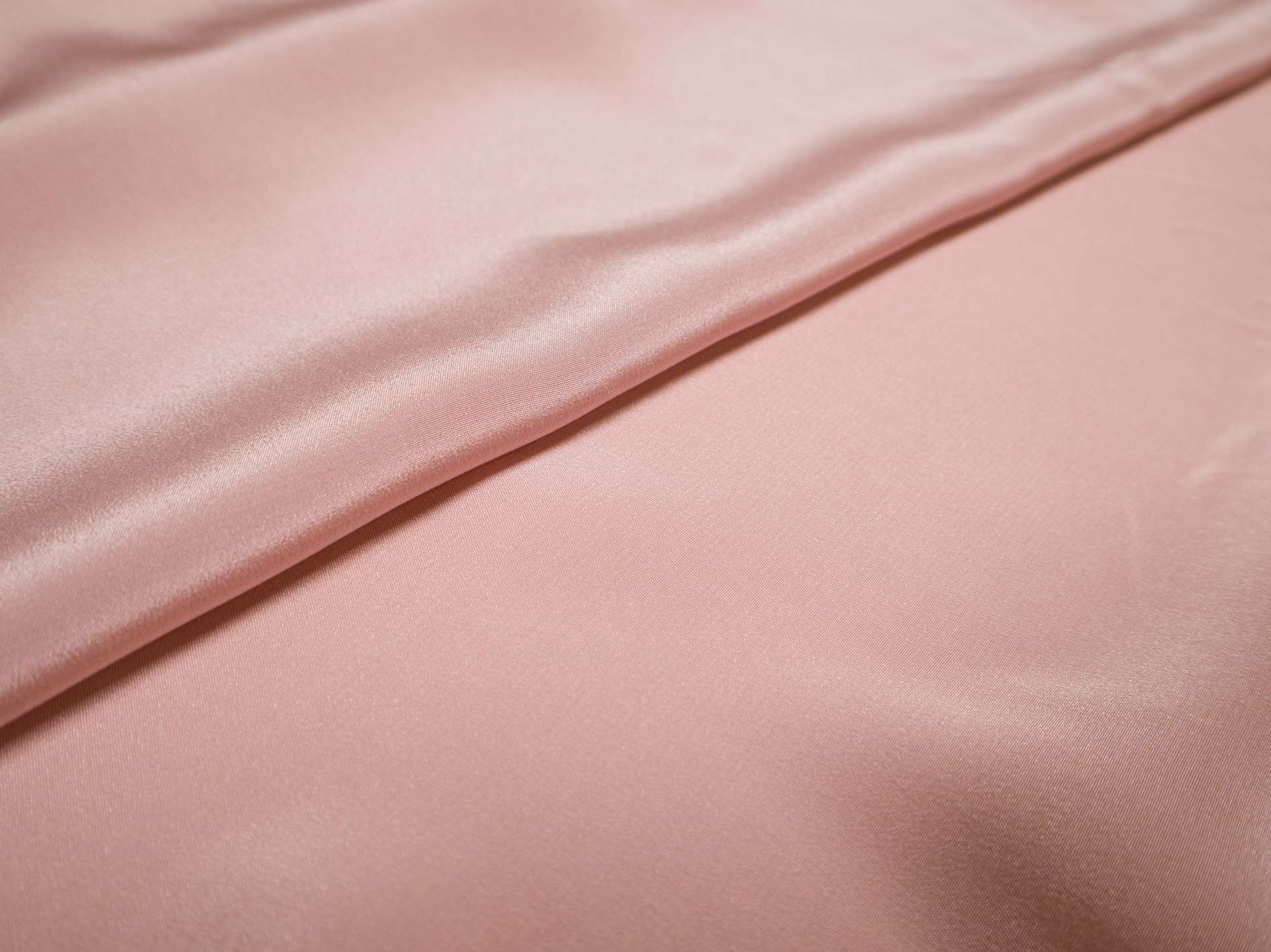 silk Crepe De Chine in dusty rose- folded