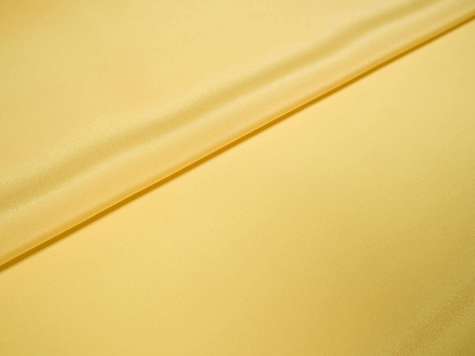 silk Crepe De Chine in Lemon- folded