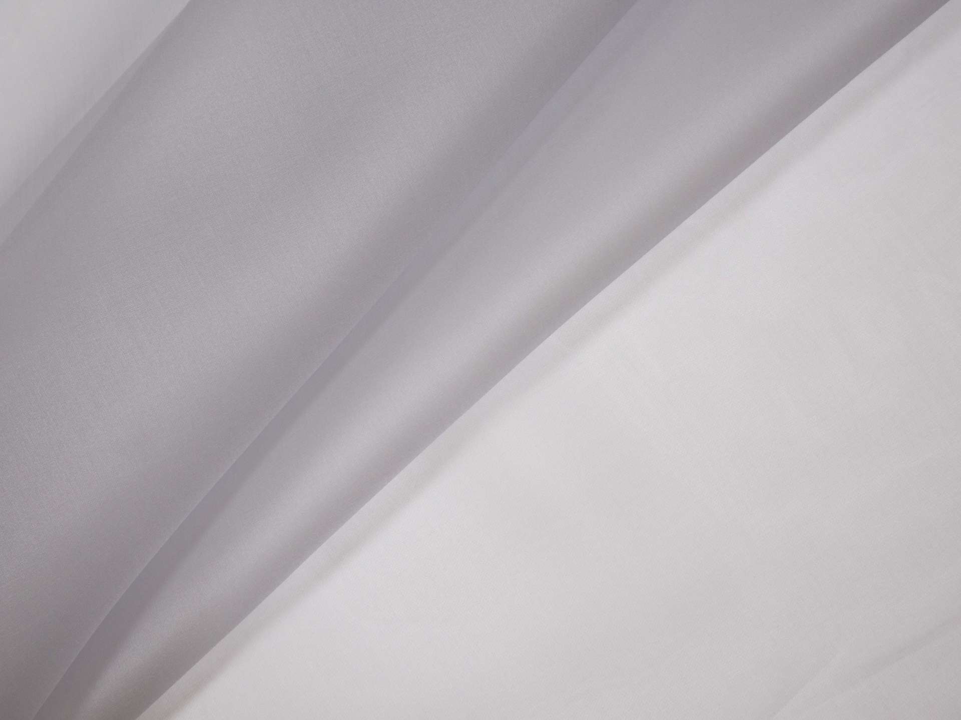 Solid organza in silver folded