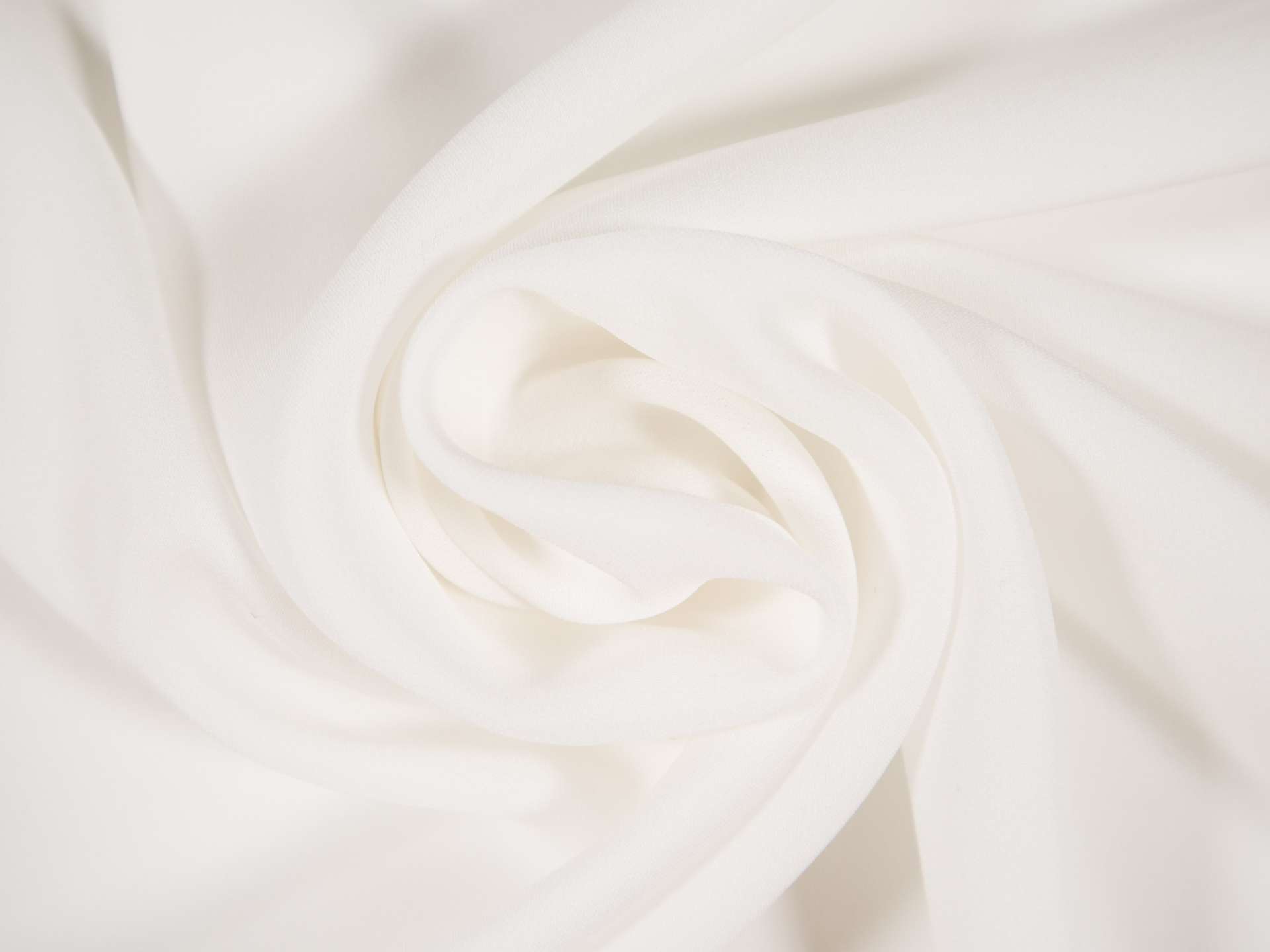 Silk Georgette in White draped