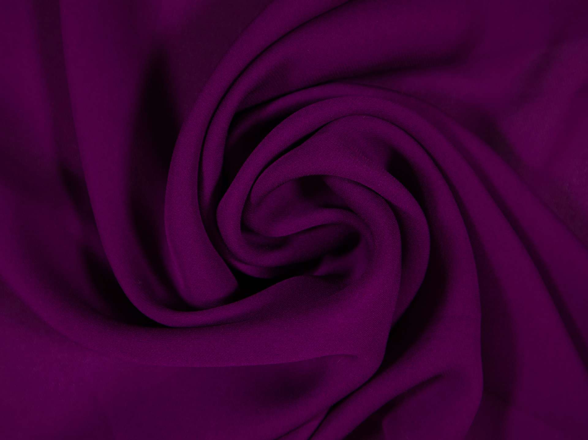 Silk Georgette in Mulberry folded
