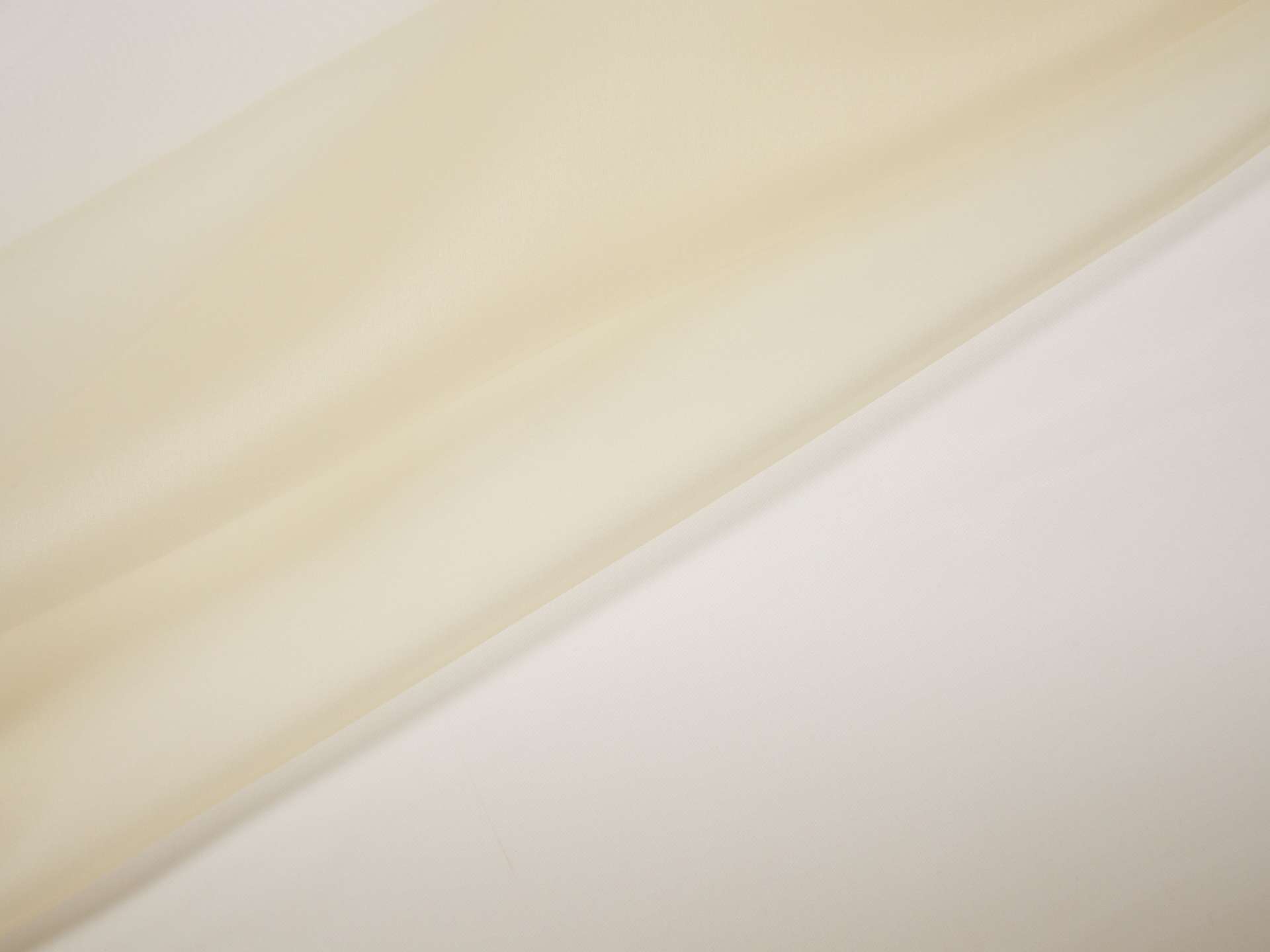Silk organza in ivory folded