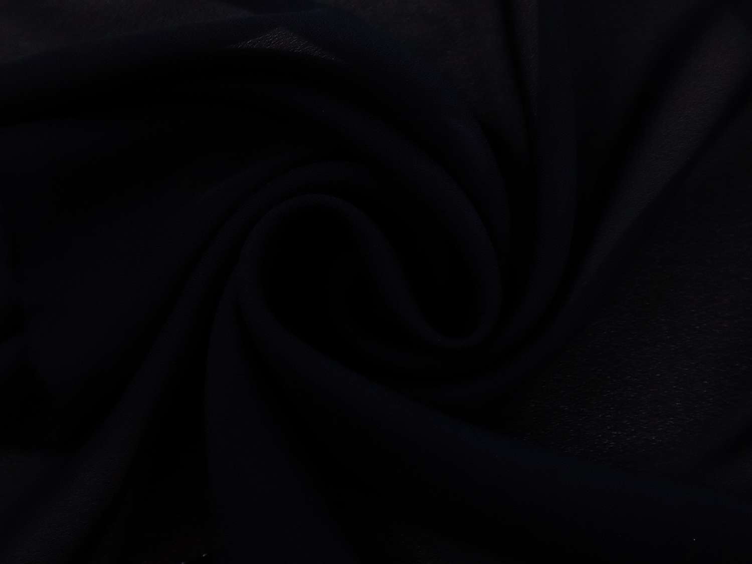 Polyester Double Georgette in Midnight Navy