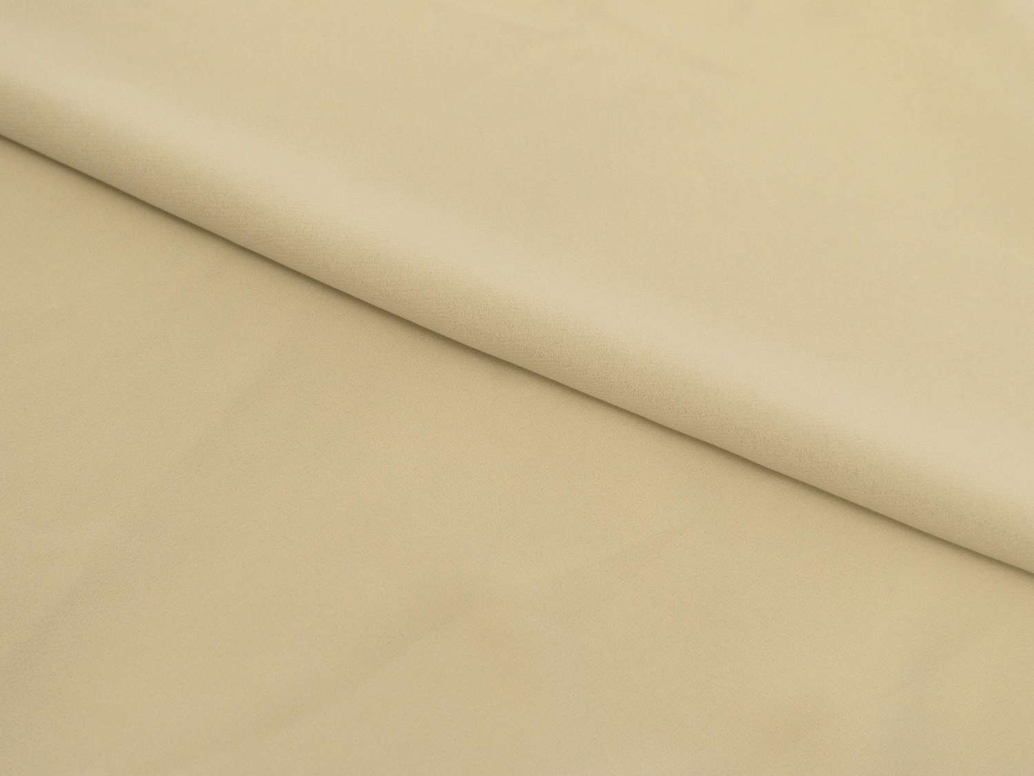 Polyester Double Georgette in Cream