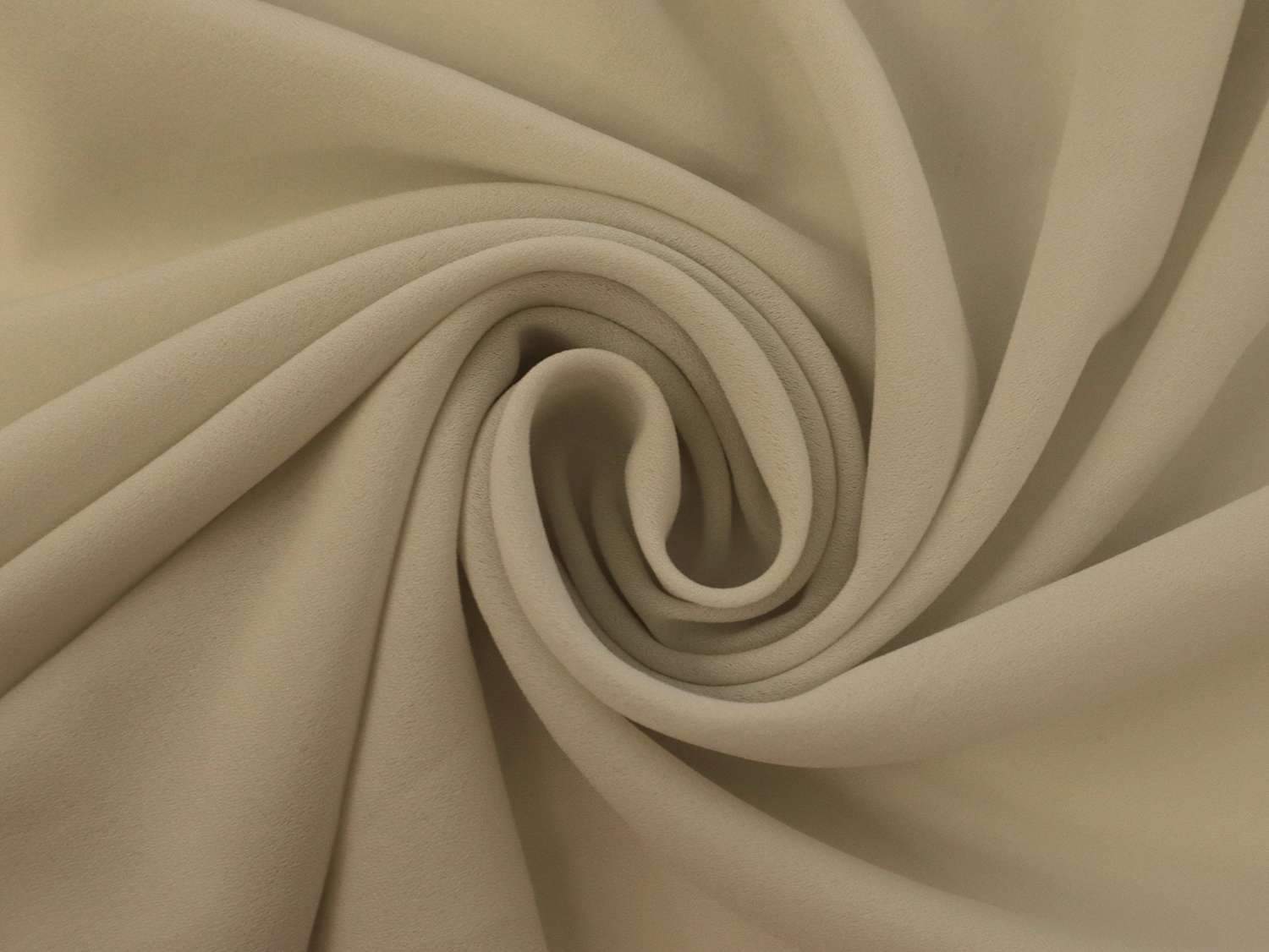 Polyester Double Georgette in Cream