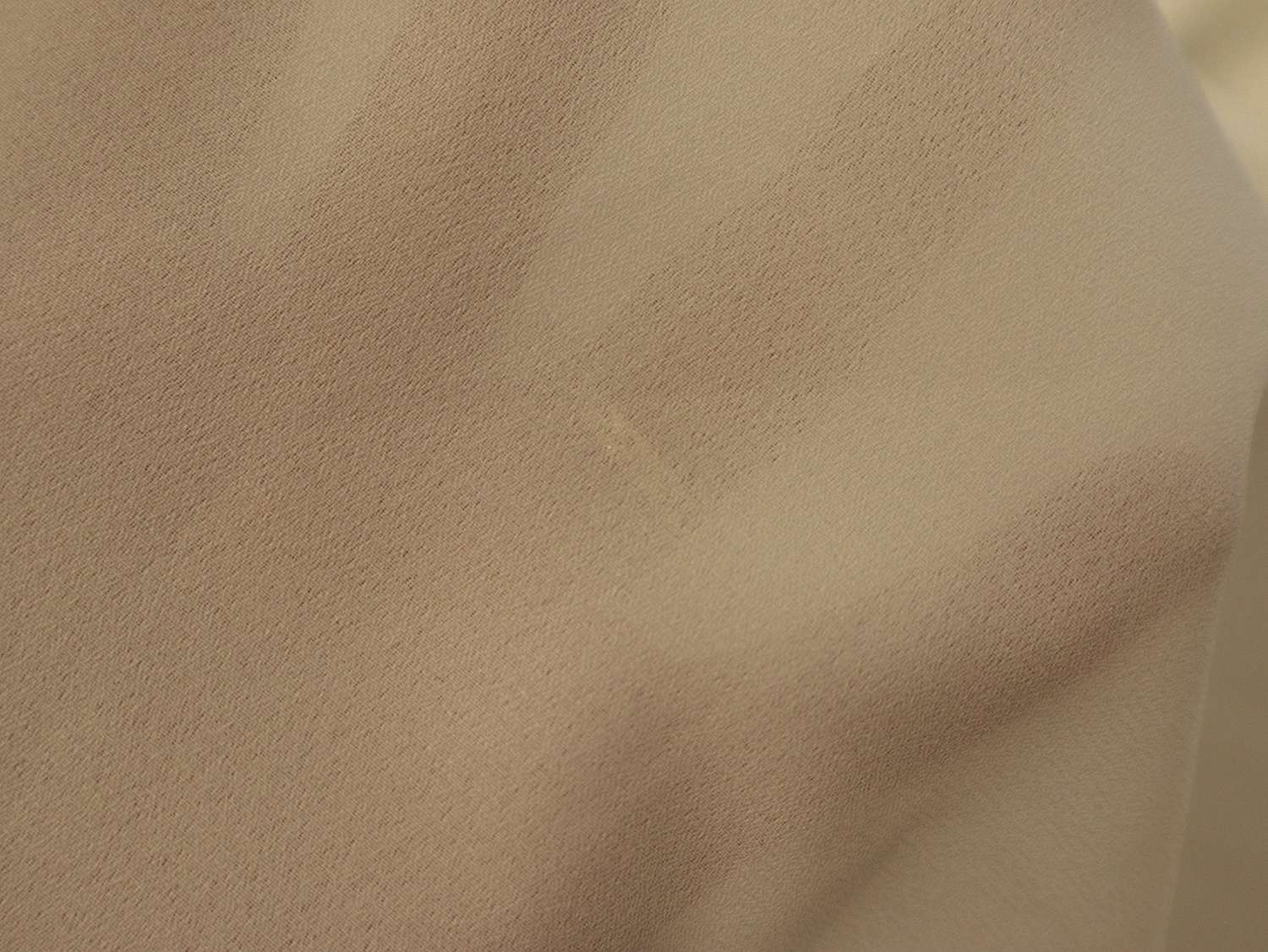 Polyester Double Georgette in Cream