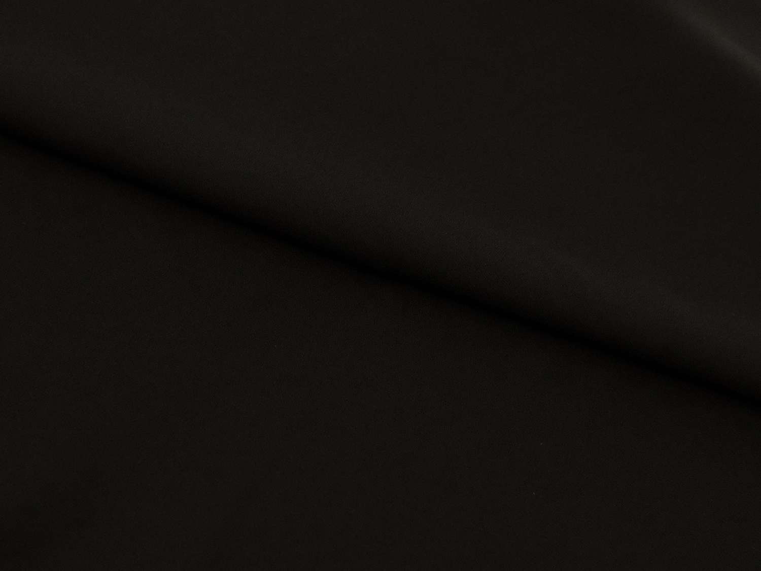 Polyester Double Georgette in Black