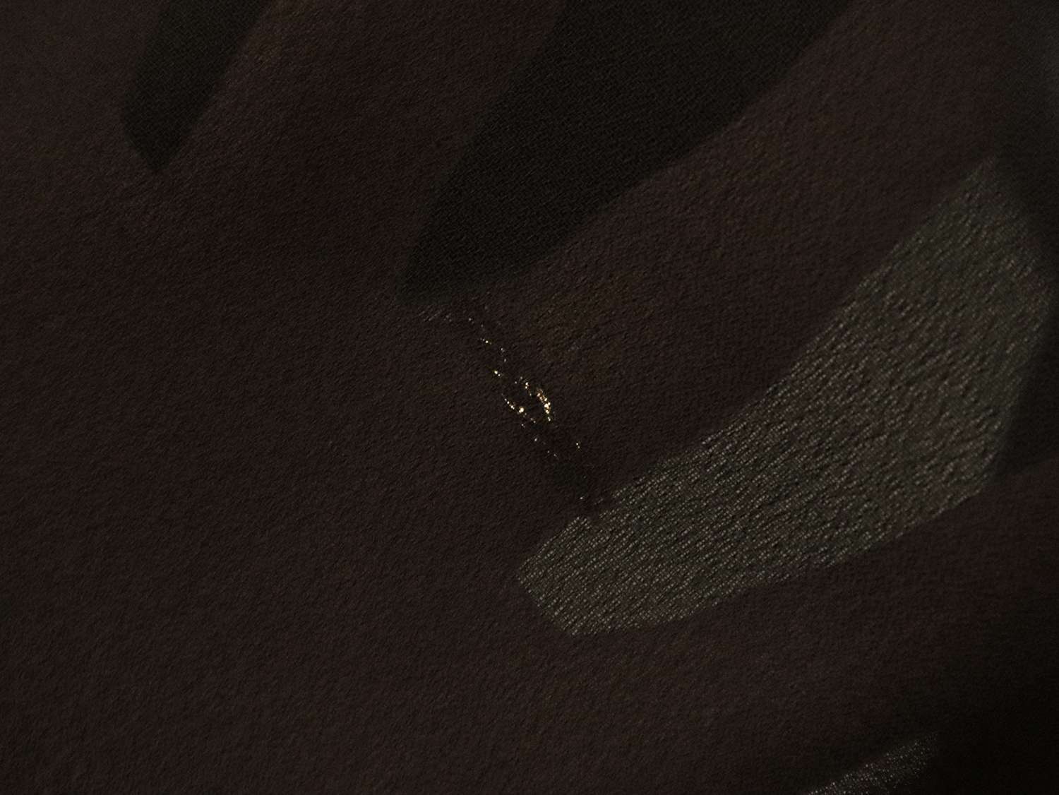 Polyester Double Georgette in Black