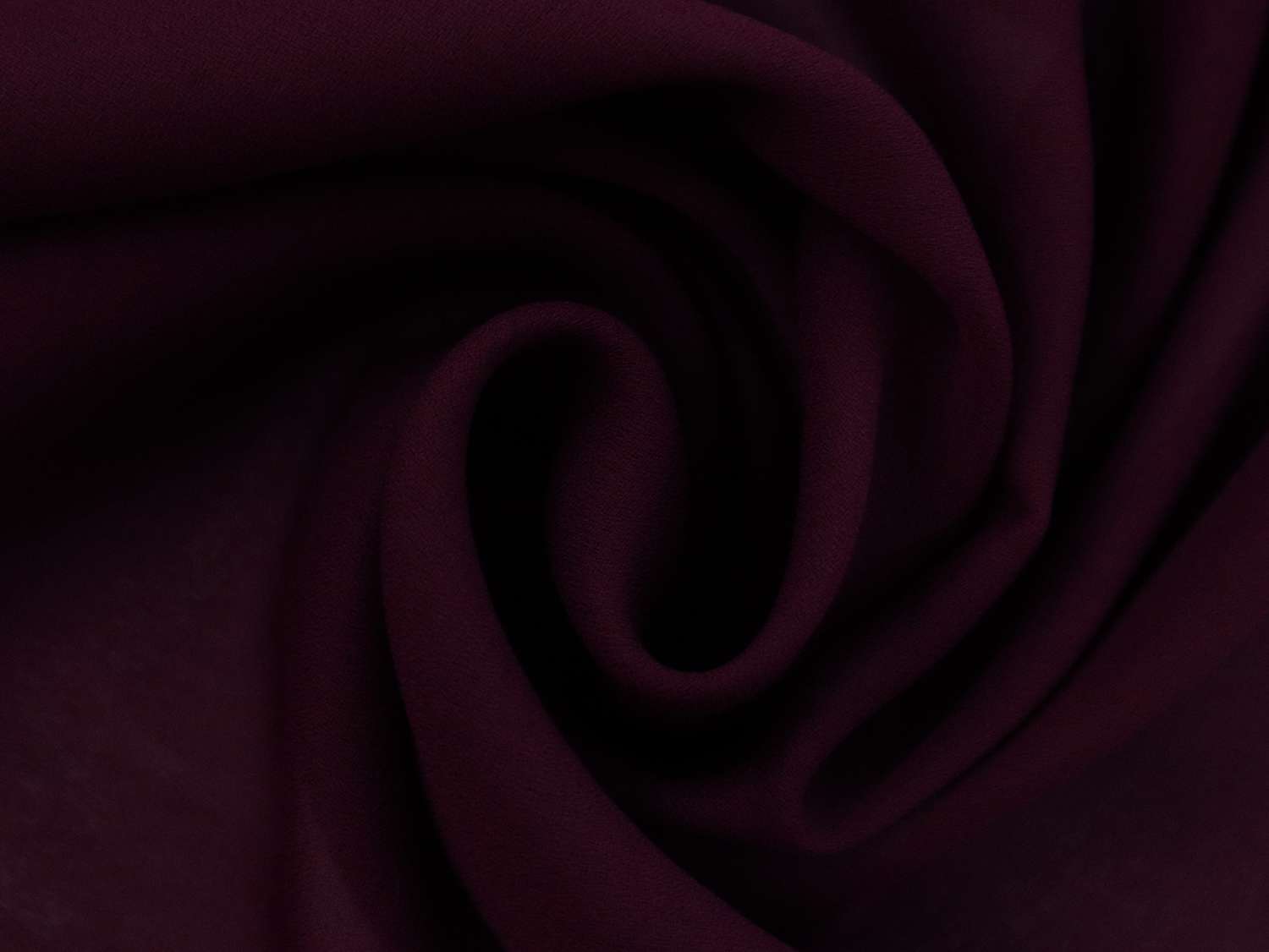 Polyester Double Georgette in Wine