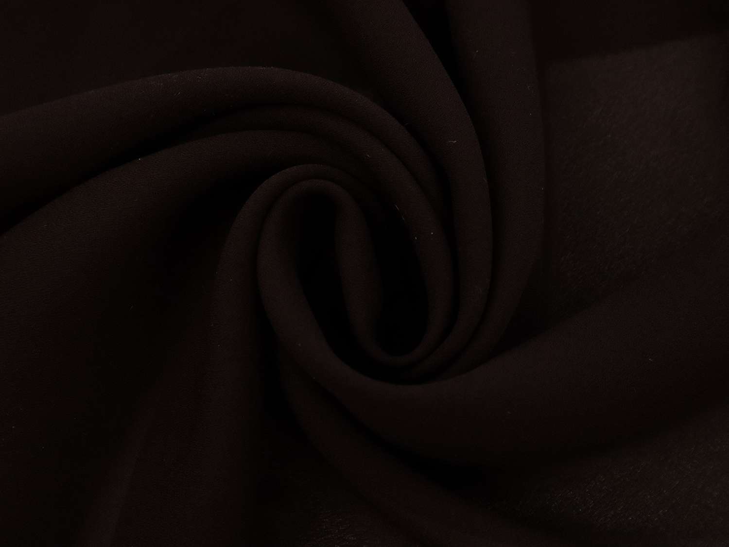 Polyester Double Georgette in Brown