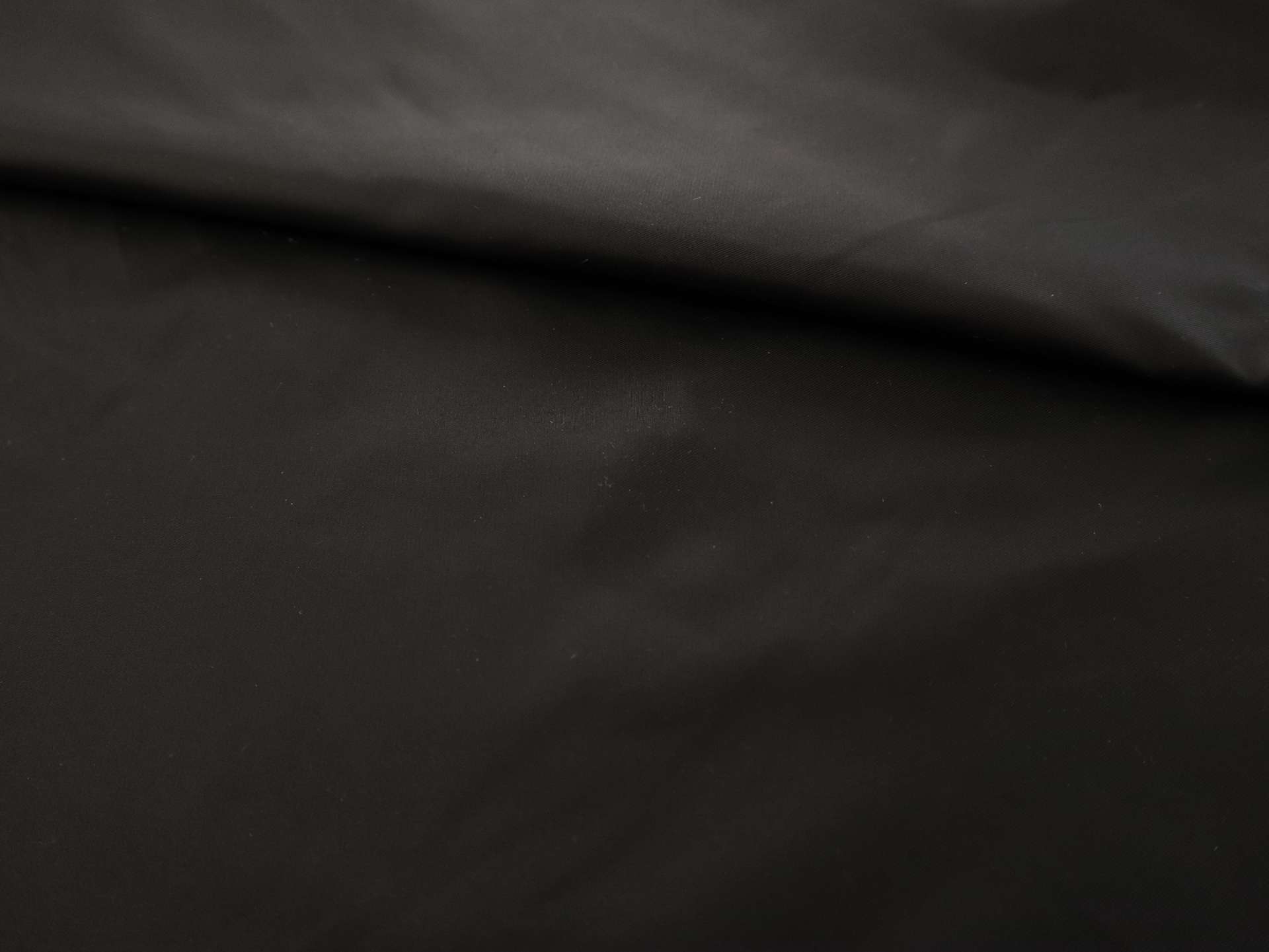 Polyester Ciré in Black