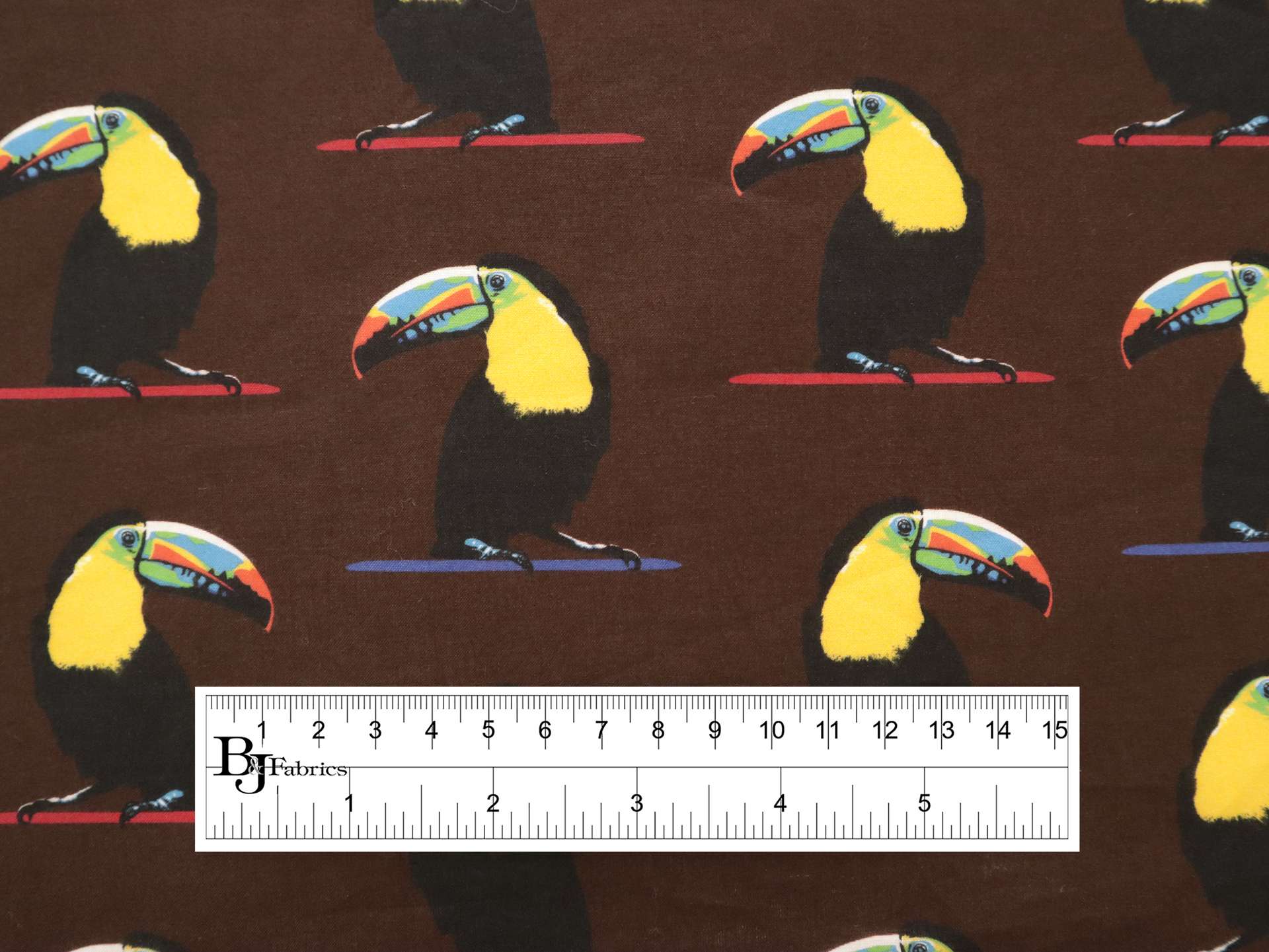 Cotton Lawn with Toucan Birds Print