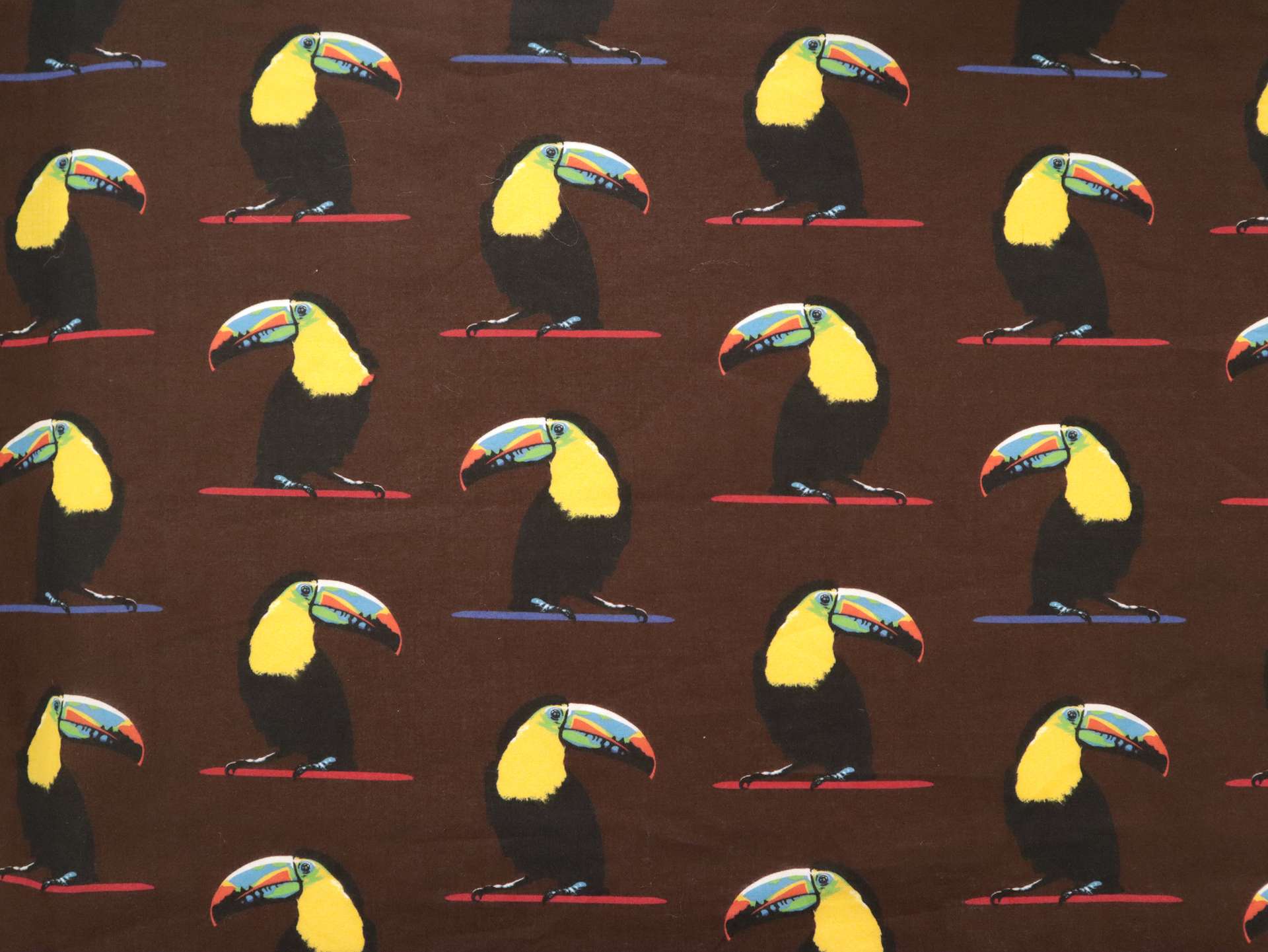 Cotton Lawn with Toucan Birds Print