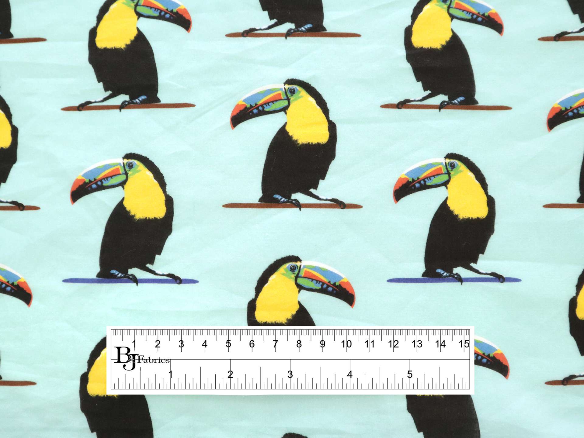 Cotton Lawn with Toucan Birds Print