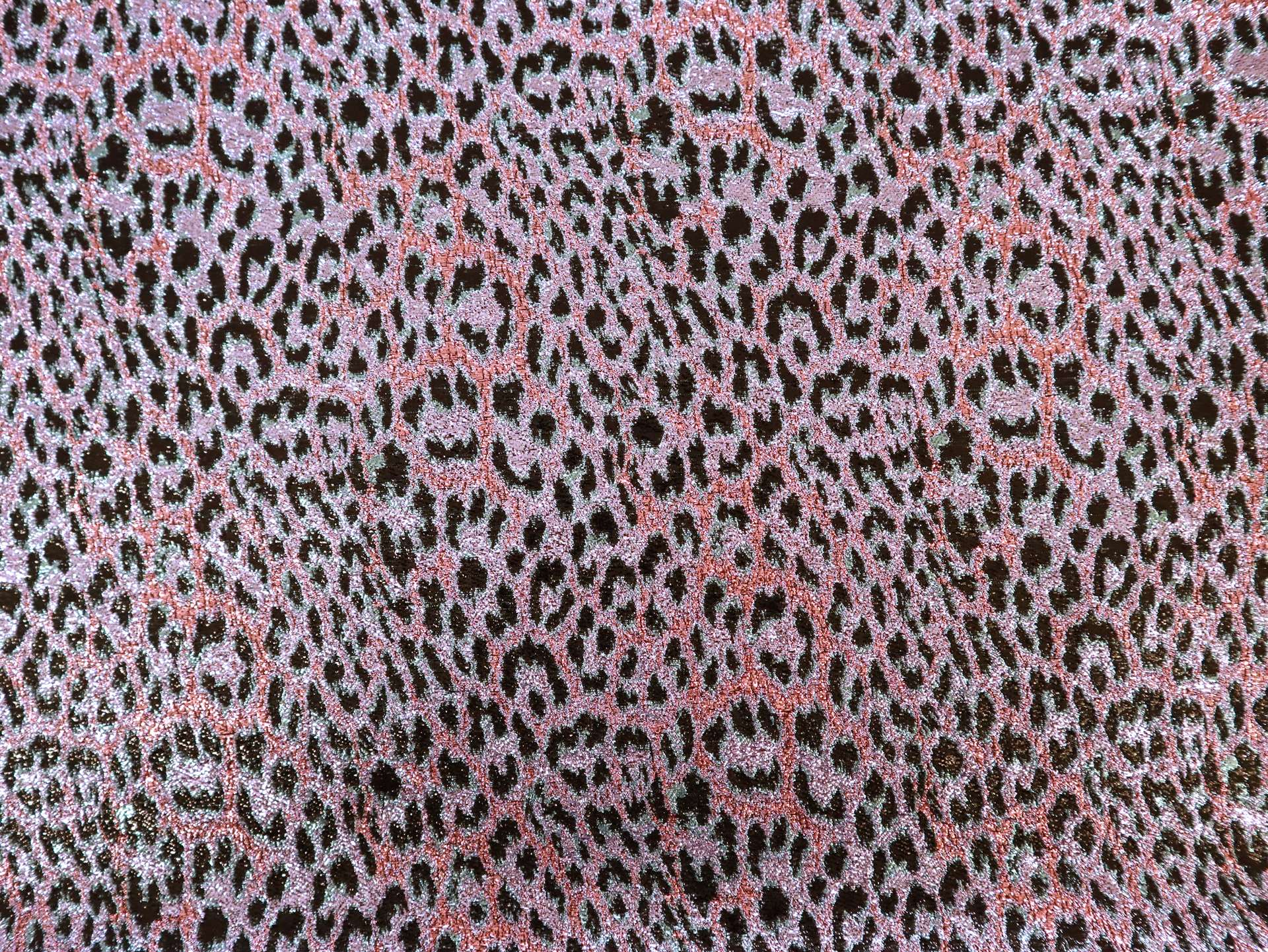 Metallic Animal Print Lame