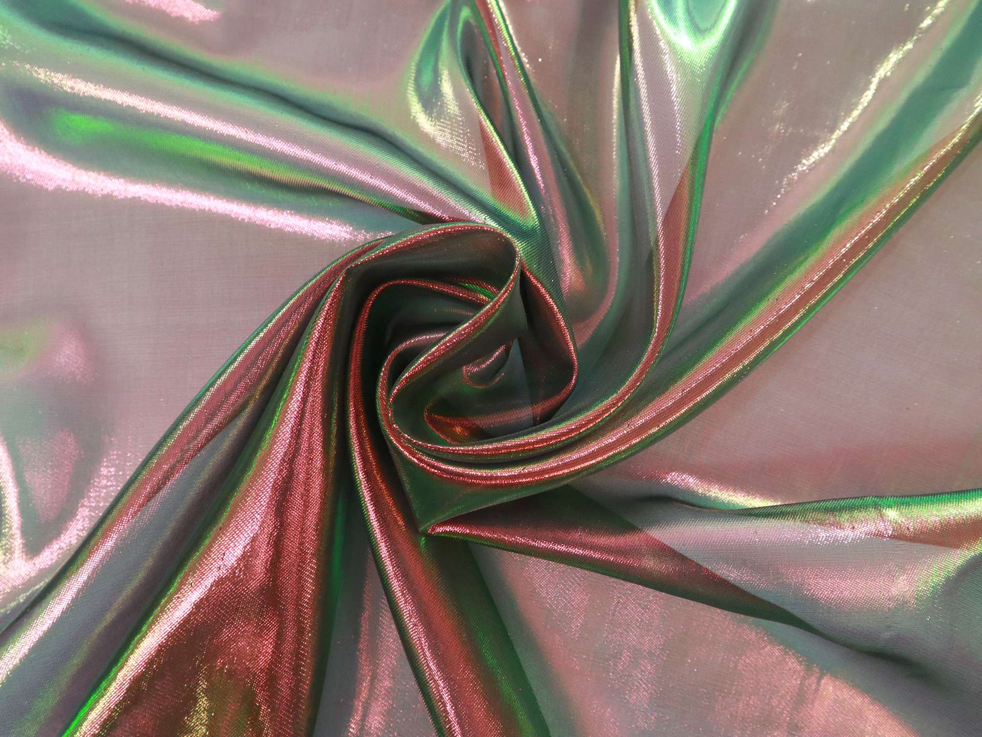 Chiffon Lamé in Copper Iris