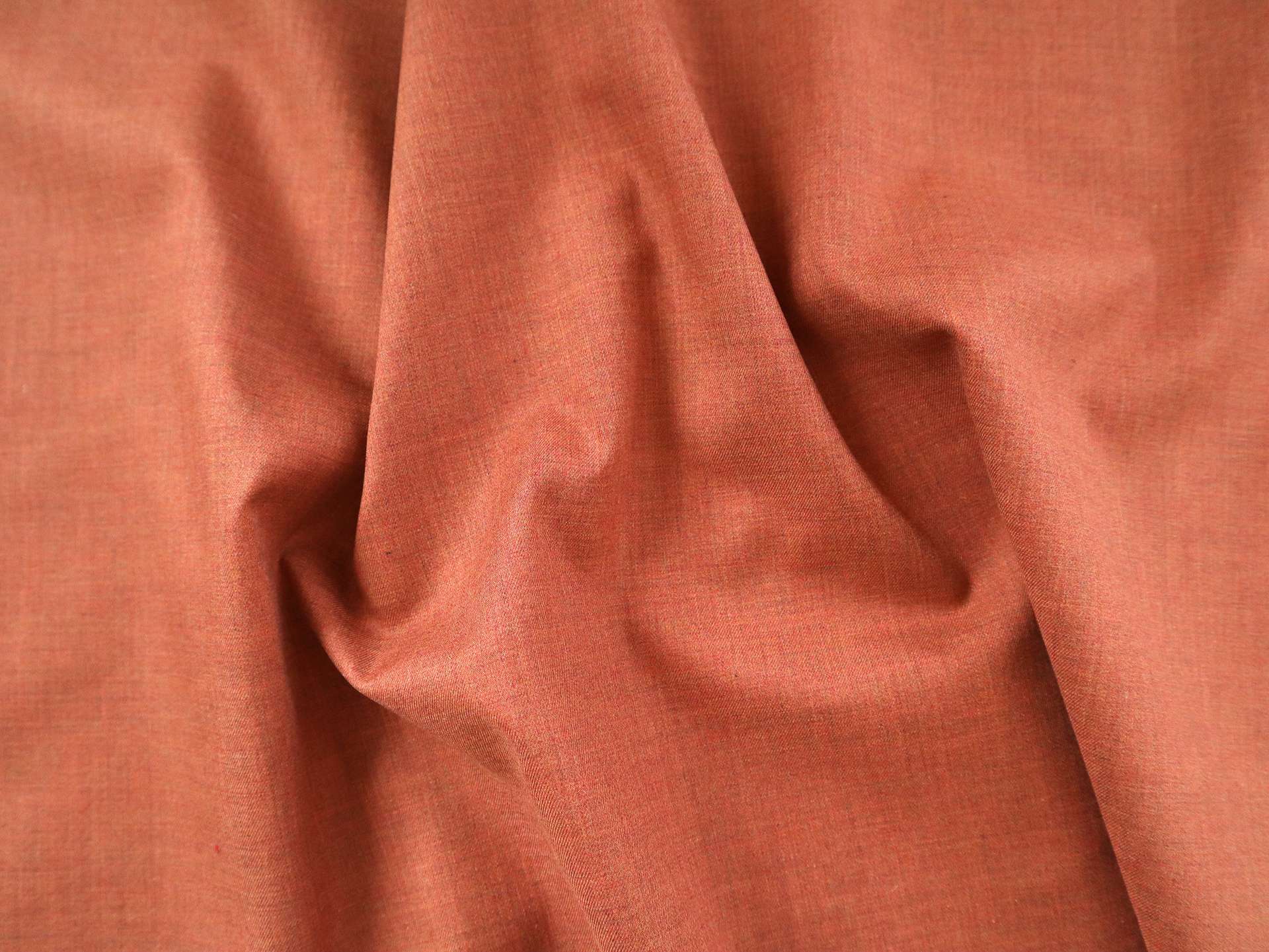 Extrafine Cotton Flannel in Heather Rust