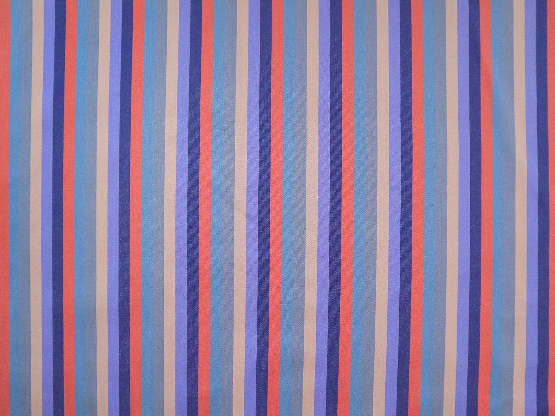 Two-Ply Striped Cotton Sateen in Grey