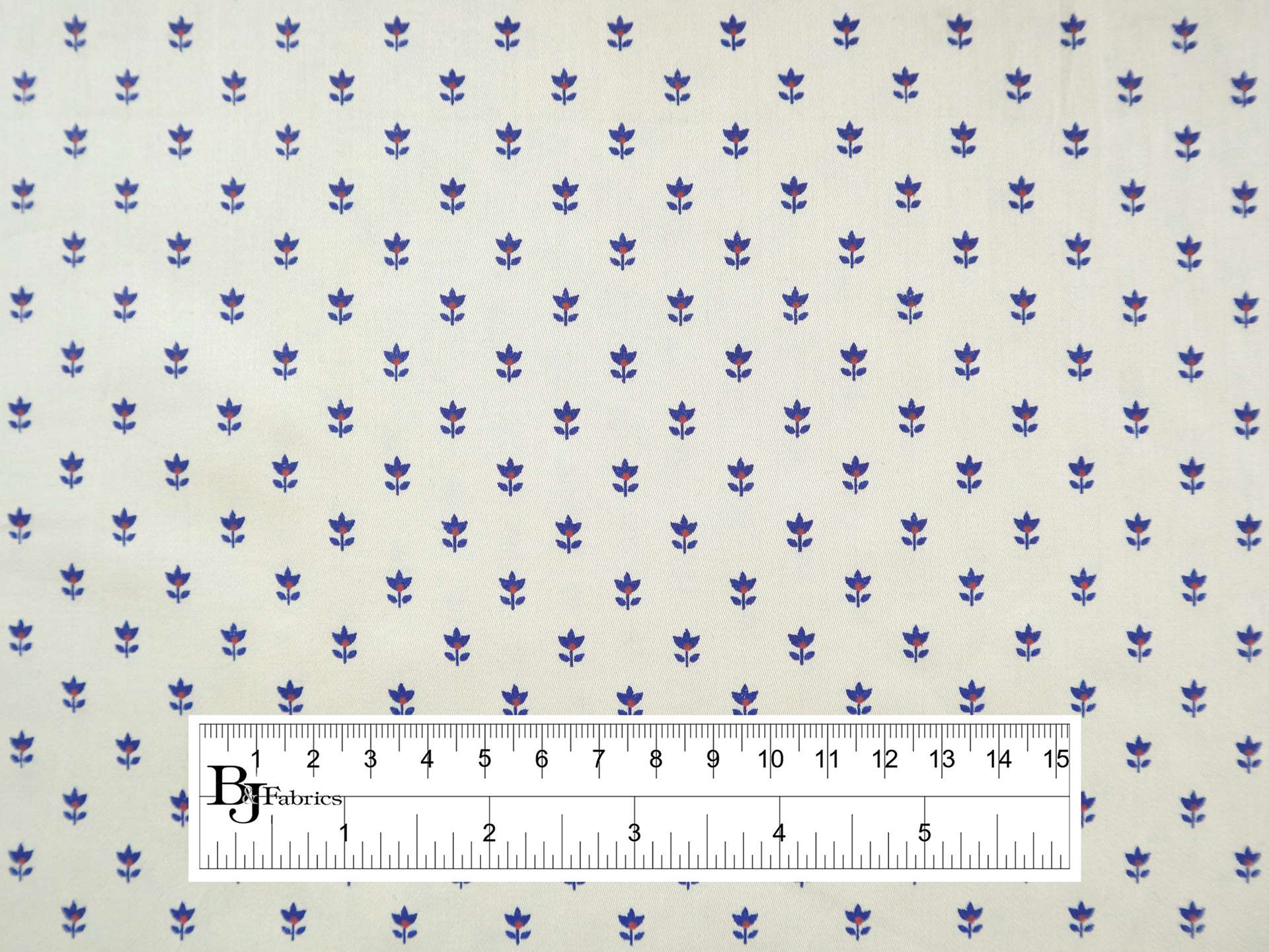 Giza Cotton Sateen with Petite Floral Print