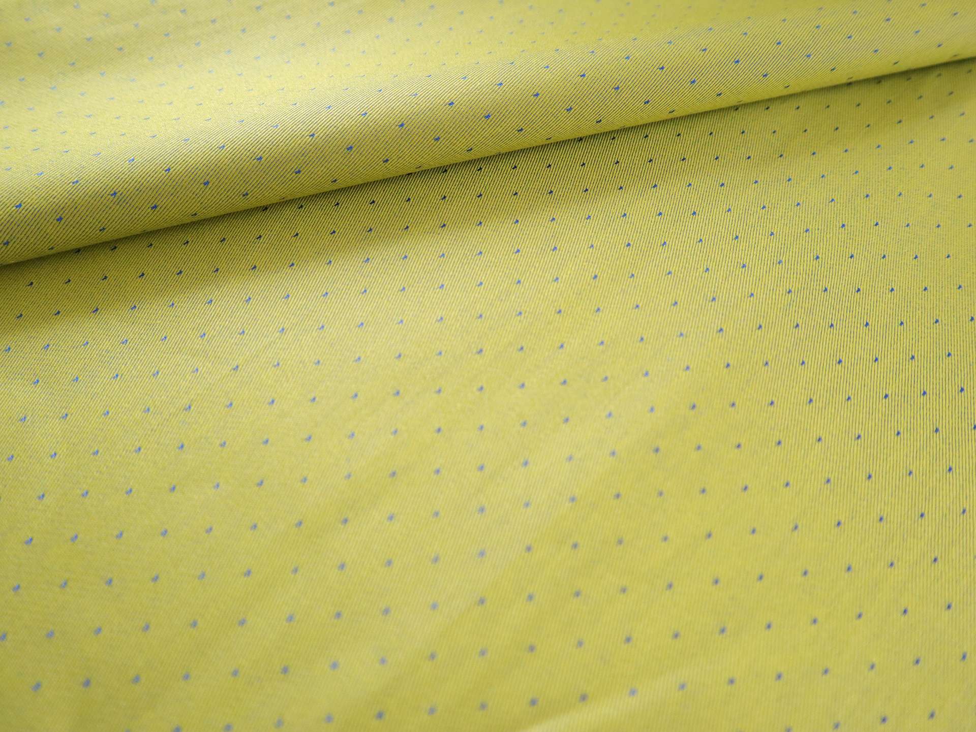 Cotton Dobby Sateen Twill in Apple Green