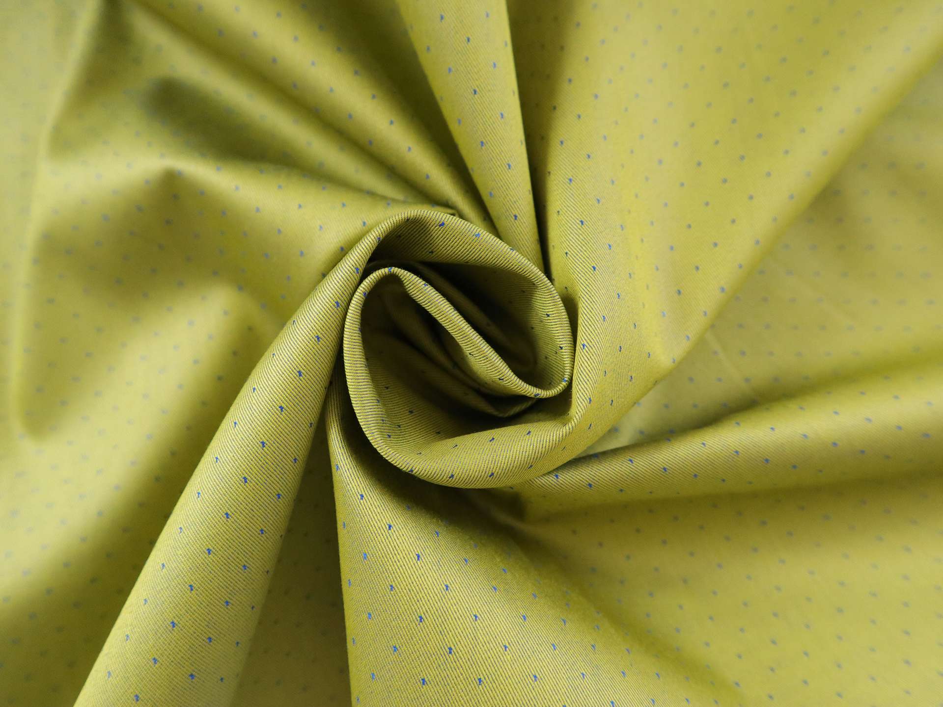 Cotton Dobby Sateen Twill in Apple Green
