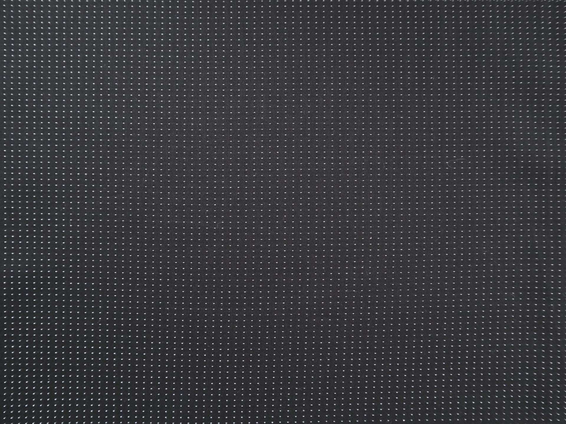 Two-Ply Cotton Pin Dot Shirting in Black