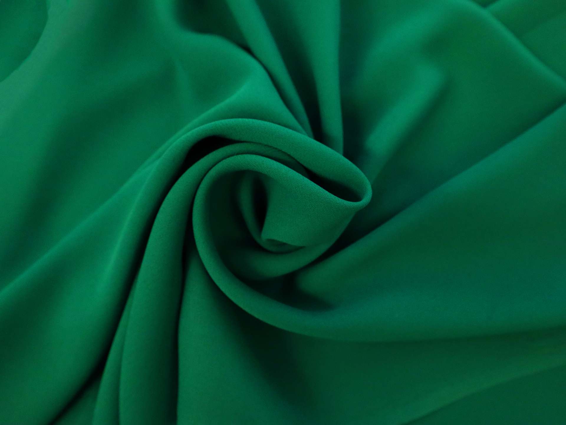 Polyester Double Georgette in Forest 
