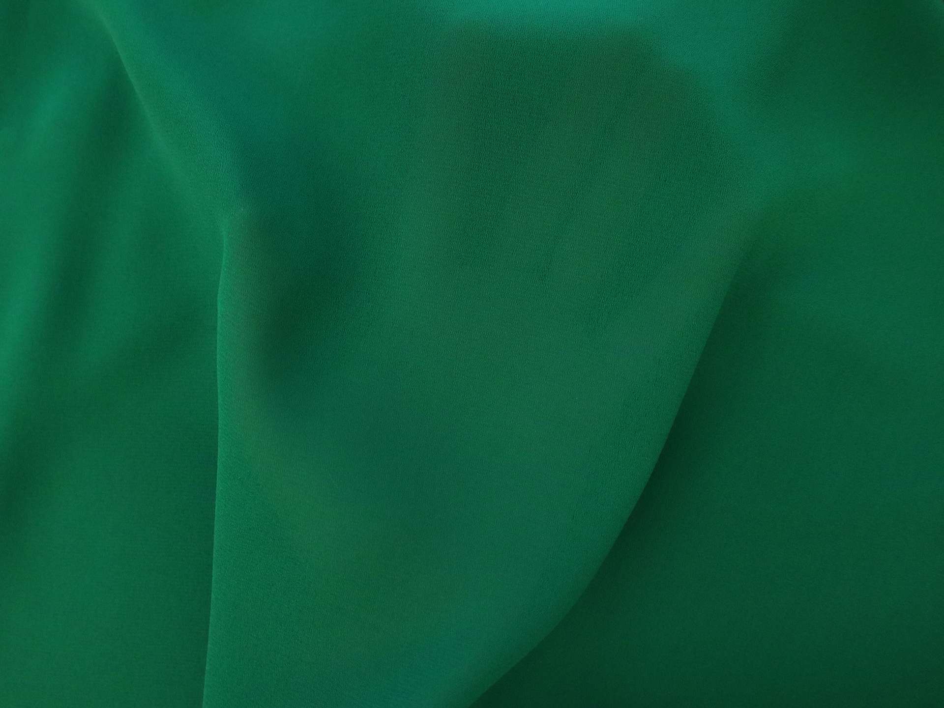 Polyester Double Georgette in Forest 