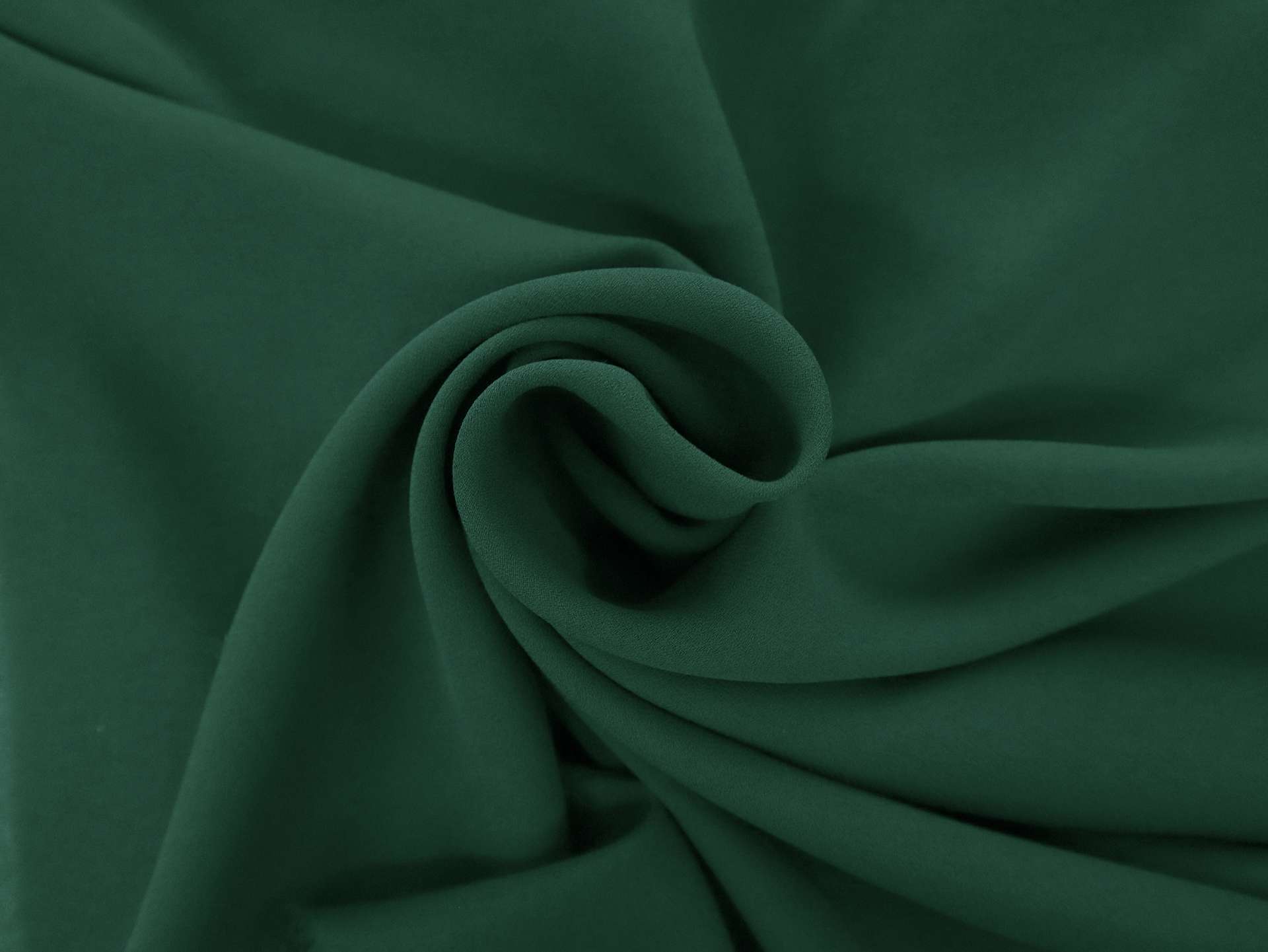 Polyester Double Georgette in Hunter