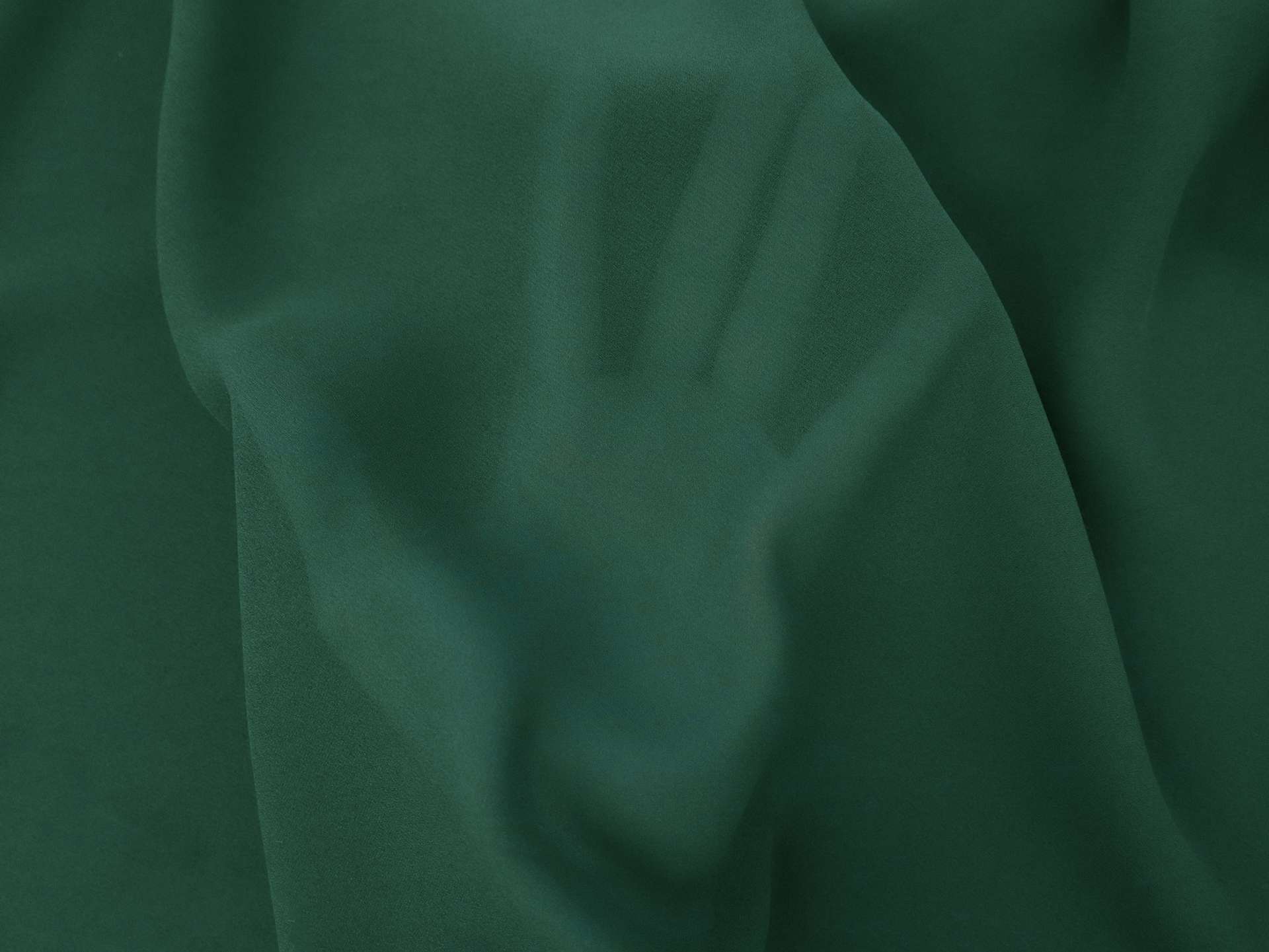 Polyester Double Georgette in Hunter