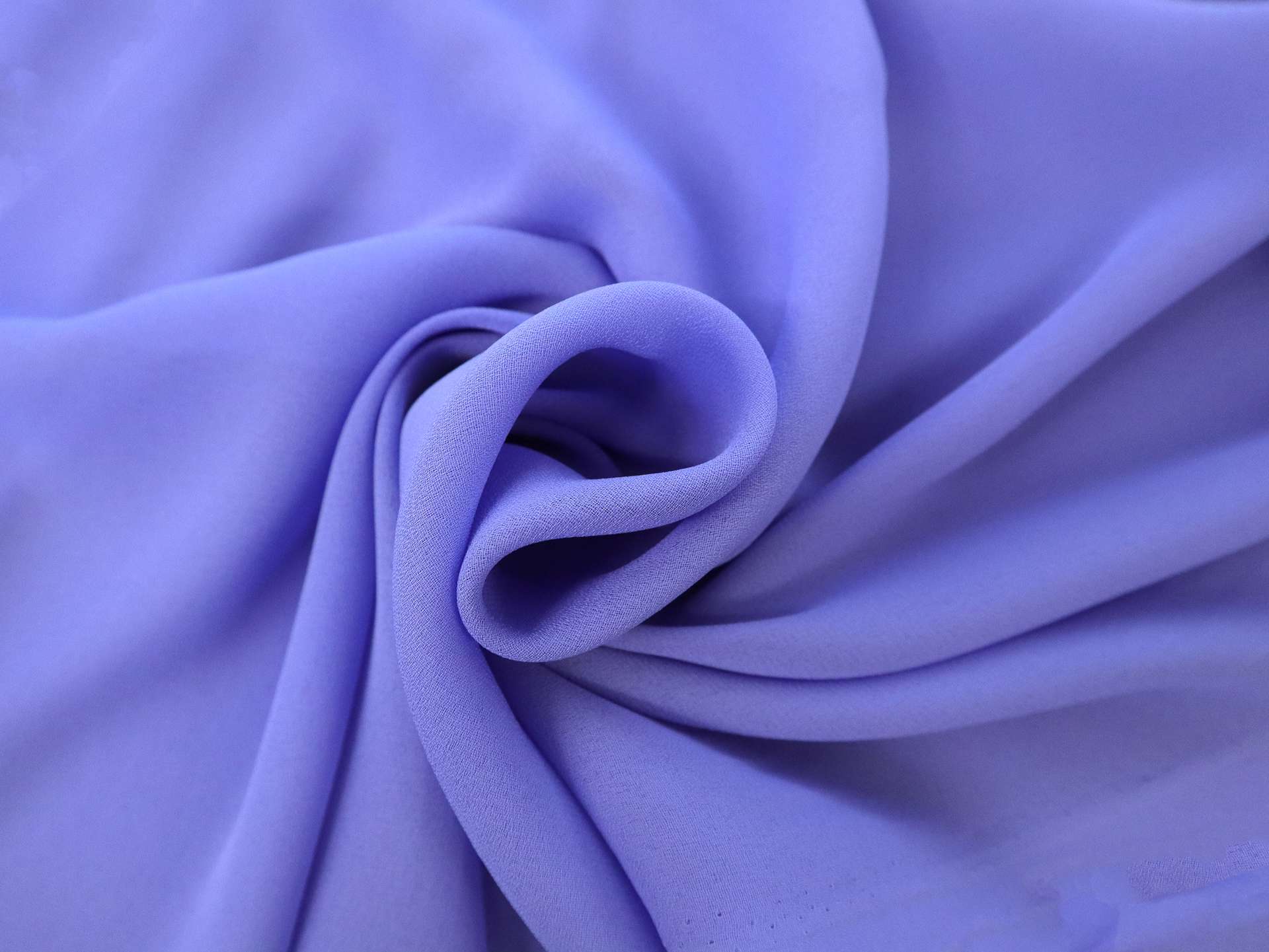Polyester Double Georgette in Periwinkle