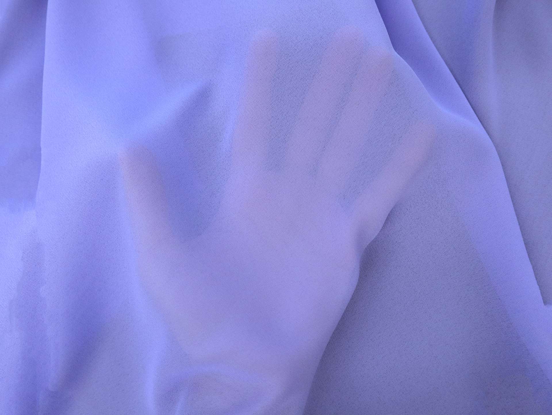Polyester Double Georgette in Periwinkle