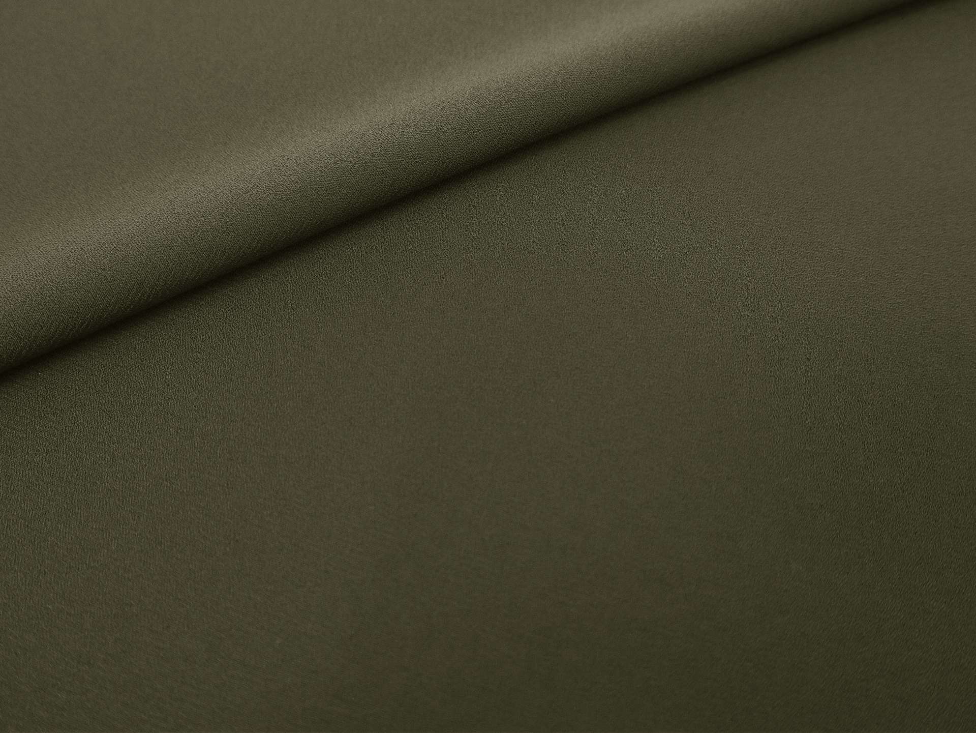 Polyester Double Georgette in Olive