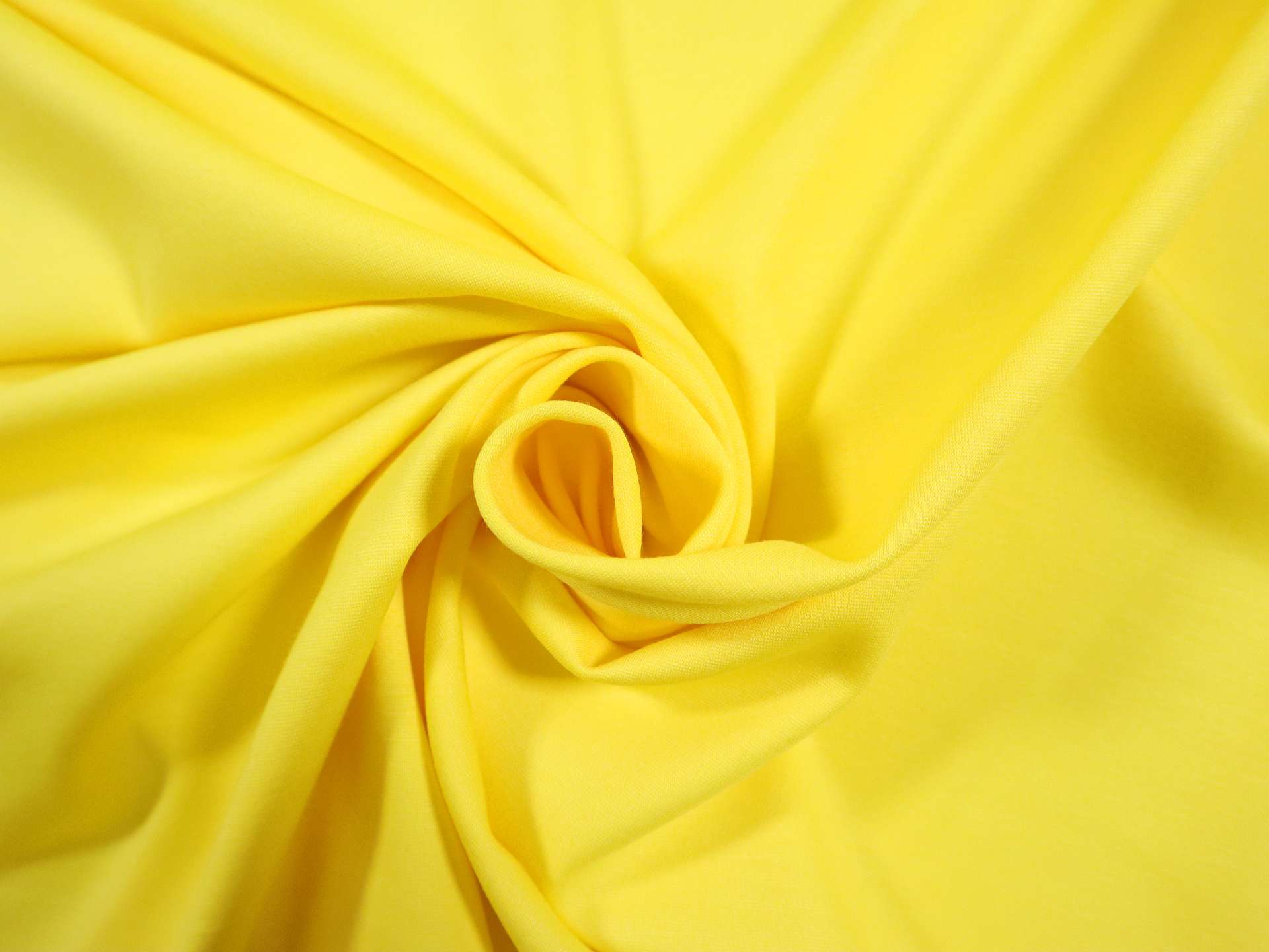 Lightweight Rayon Blend Ponte Knit in Yellow