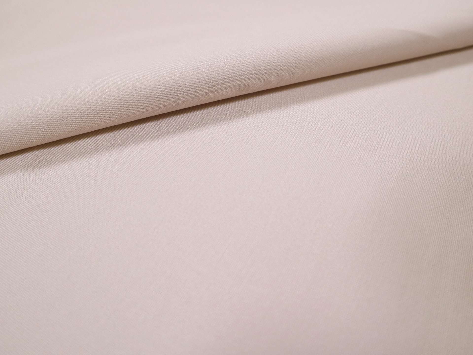 Lightweight Rayon Blend Ponte Knit in Nude Sand