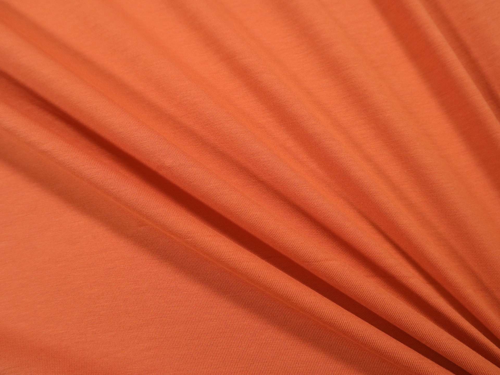Cotton Spandex Jersey in Terracotta