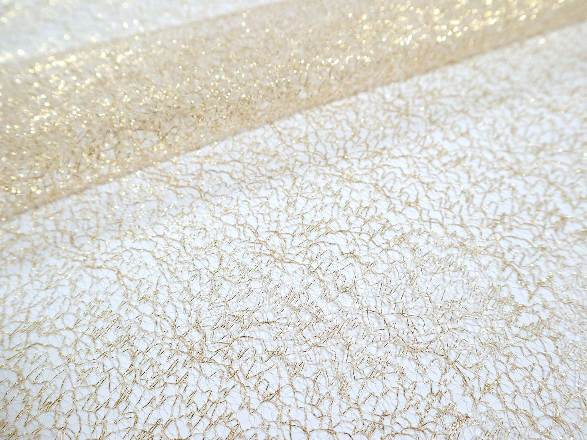 Metallic Novelty Tulle in Gold