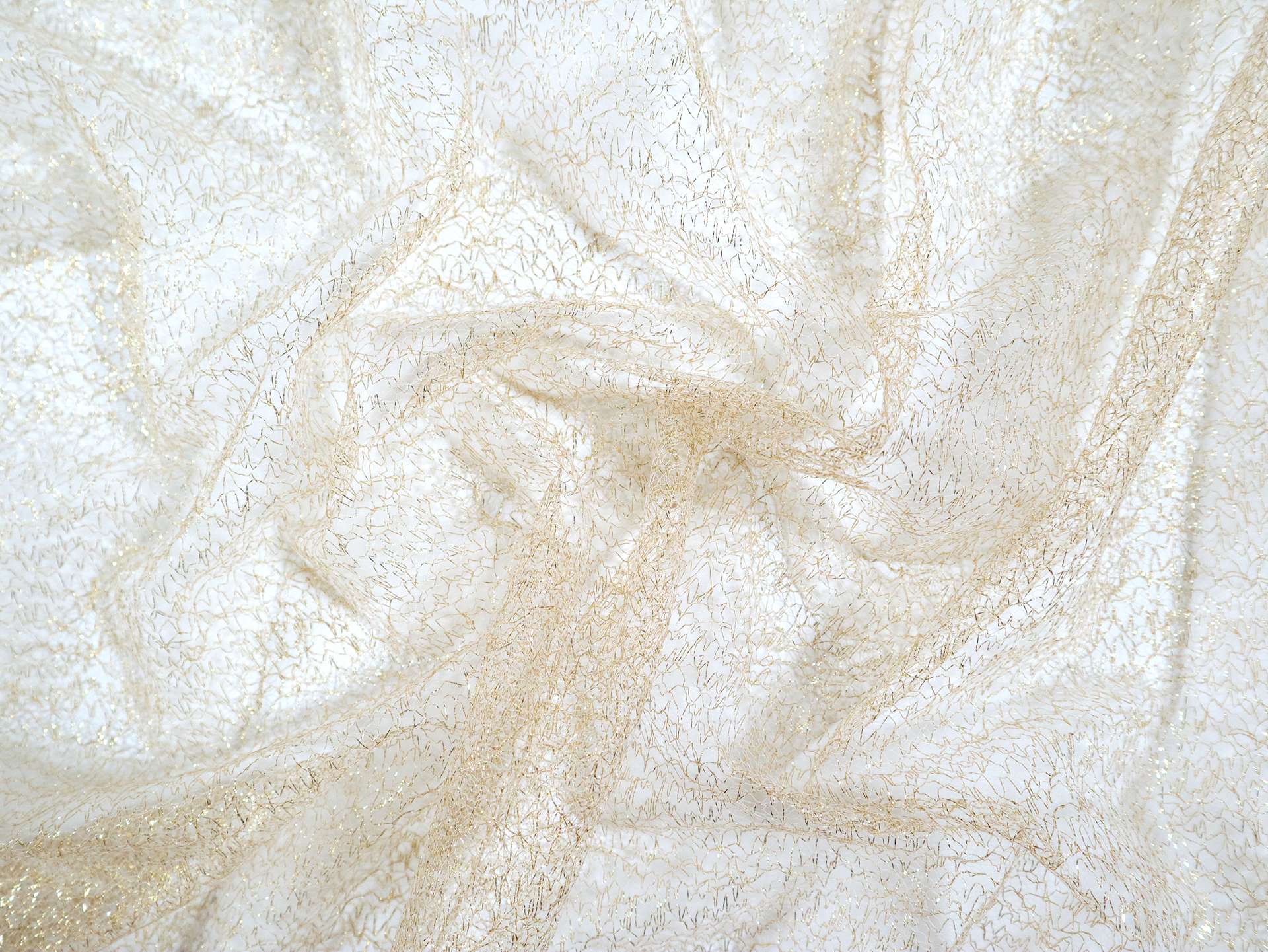 Metallic Novelty Tulle in Gold