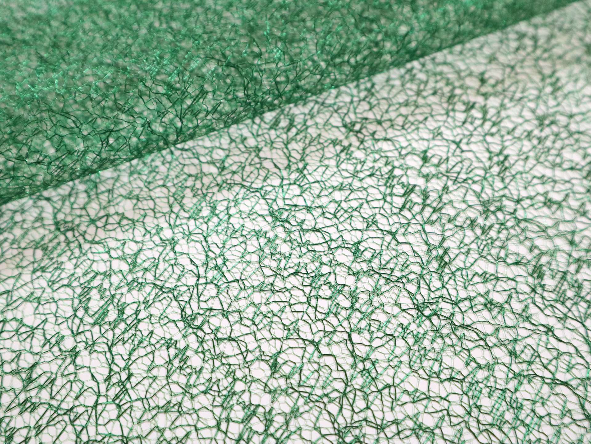 Metallic Novelty Tulle in Jungle Green